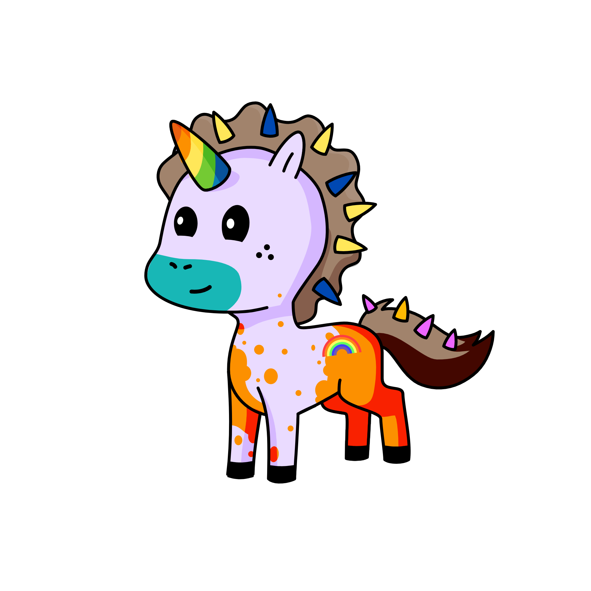 Bob Ross, the unicorn
