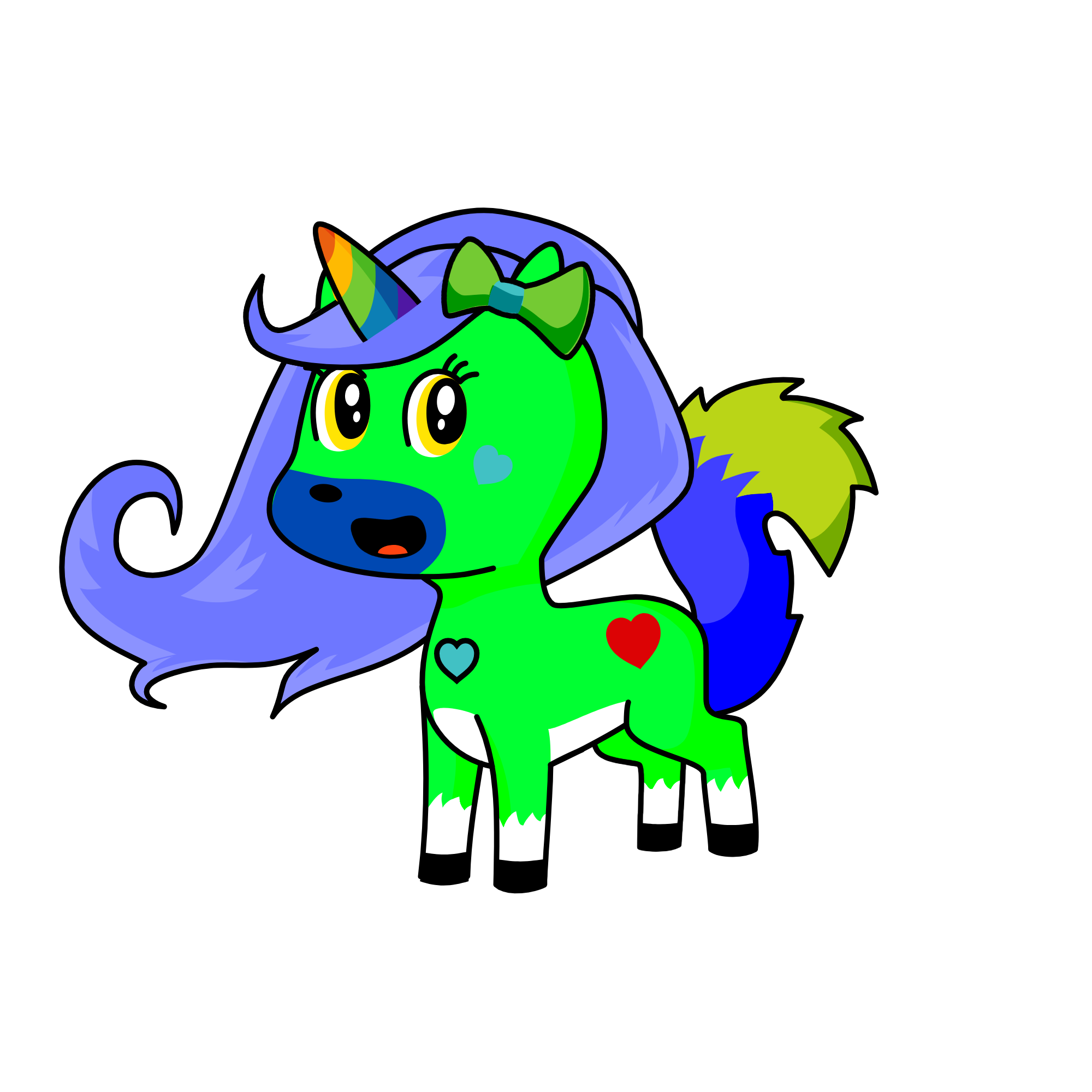 Nubes, the unicorn