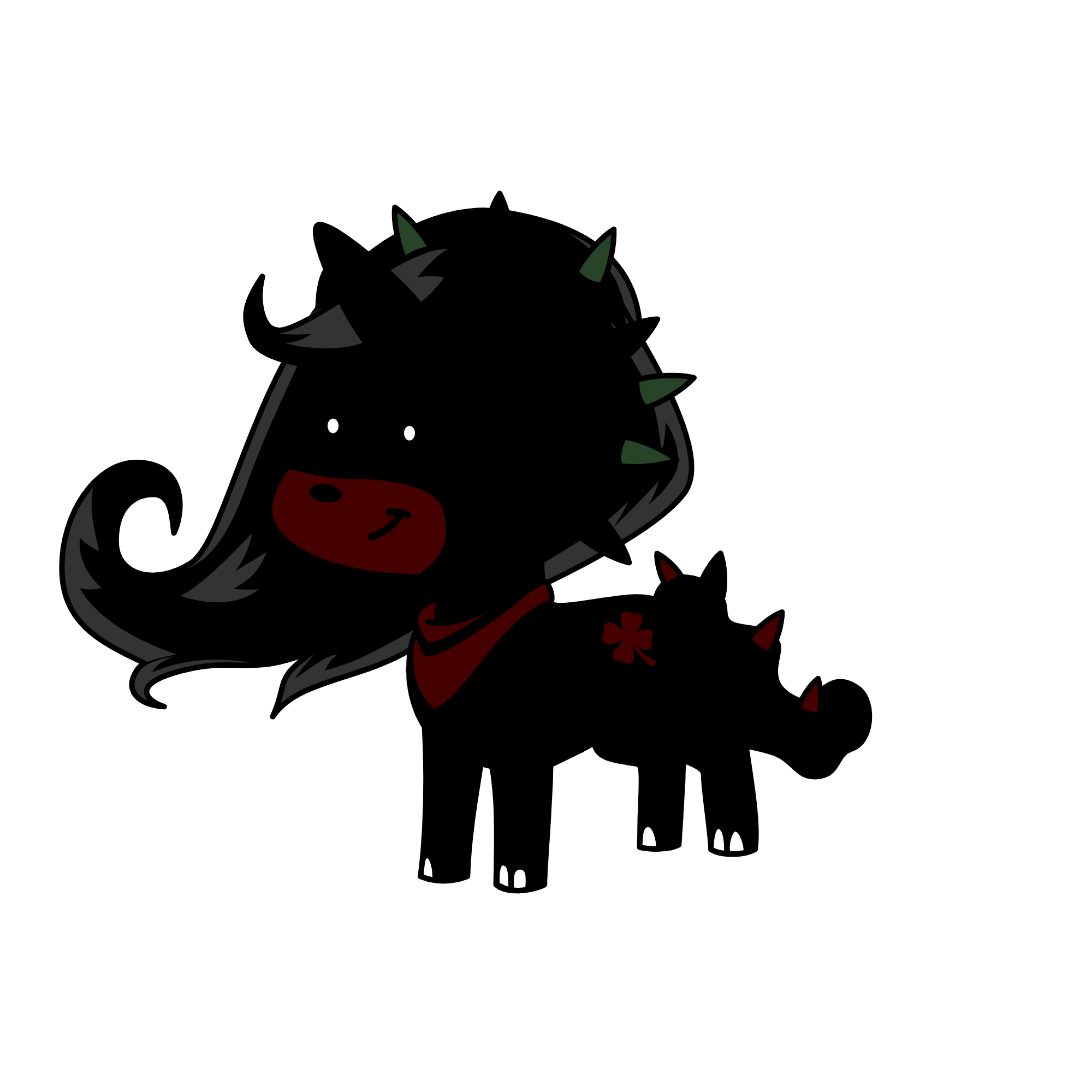 Evil amia, the unicorn
