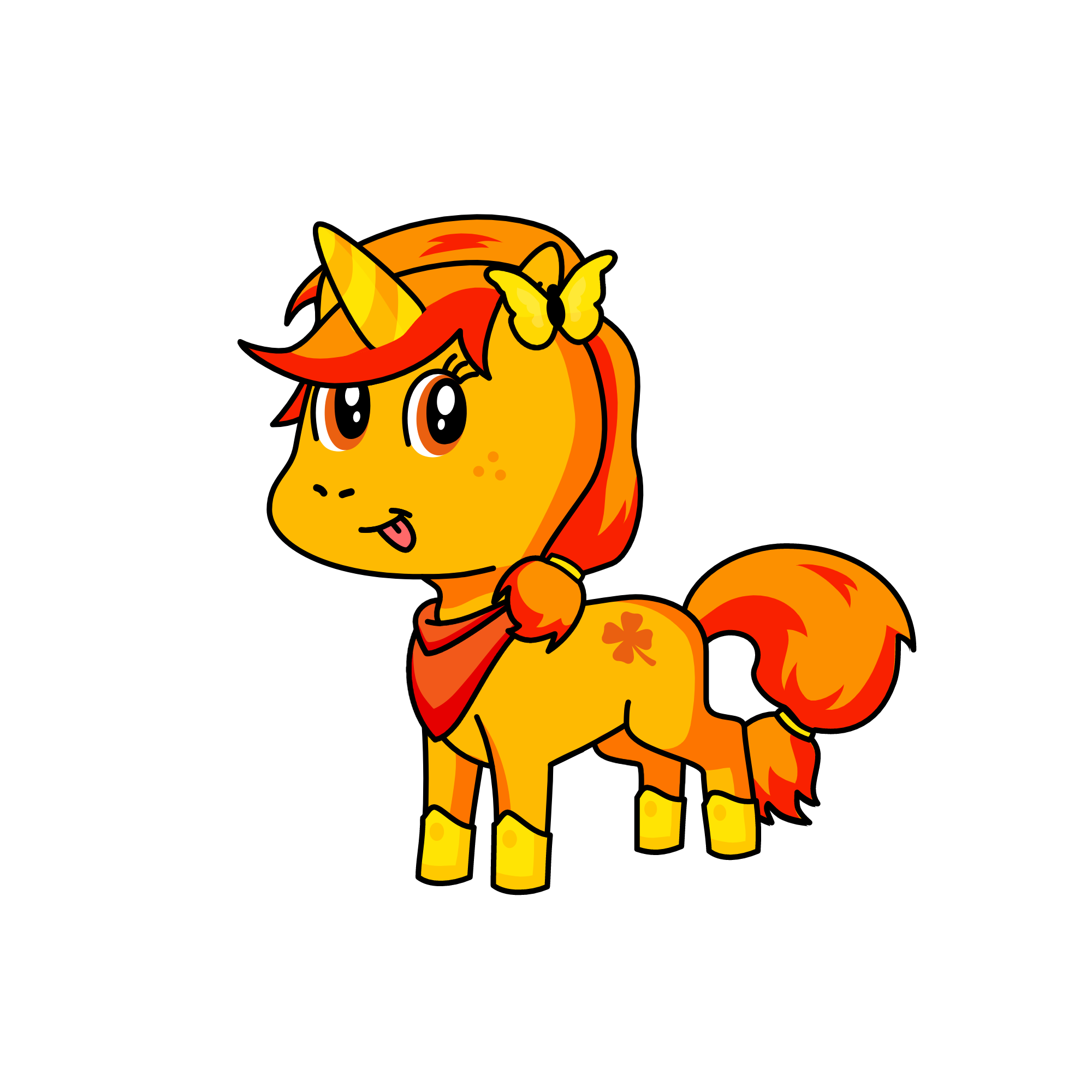 Clover, the unicorn