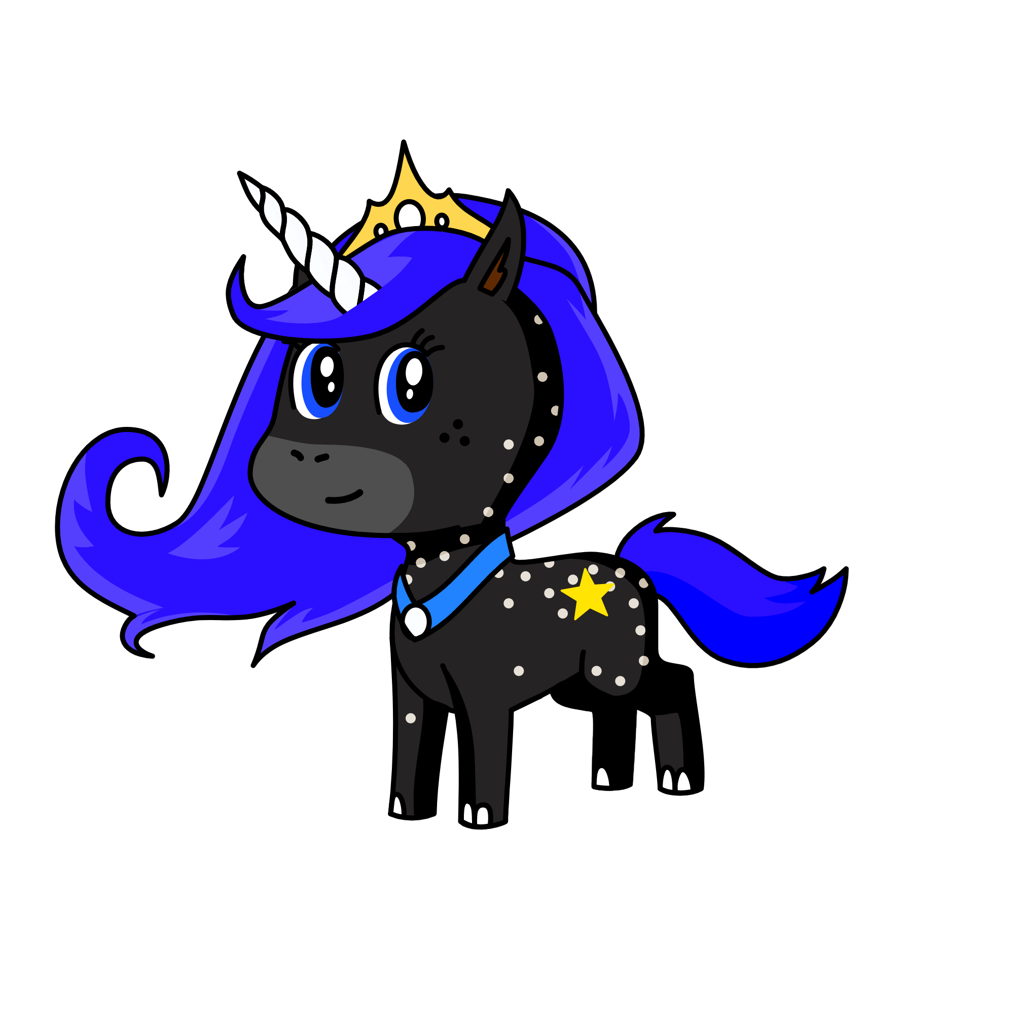 Queen of the Night, the unicorn