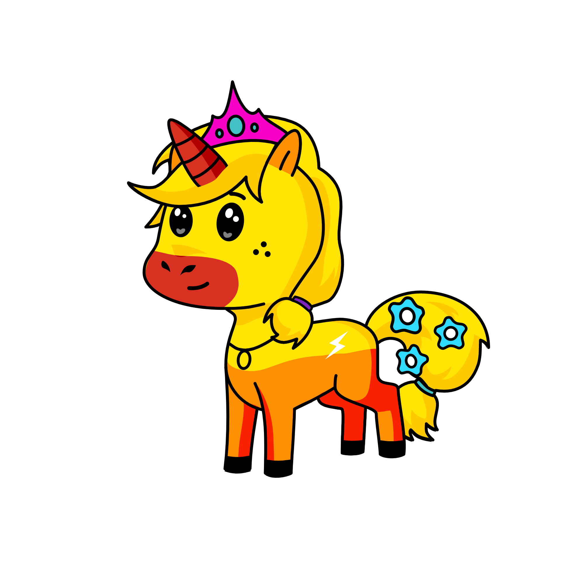 farm princess, the unicorn