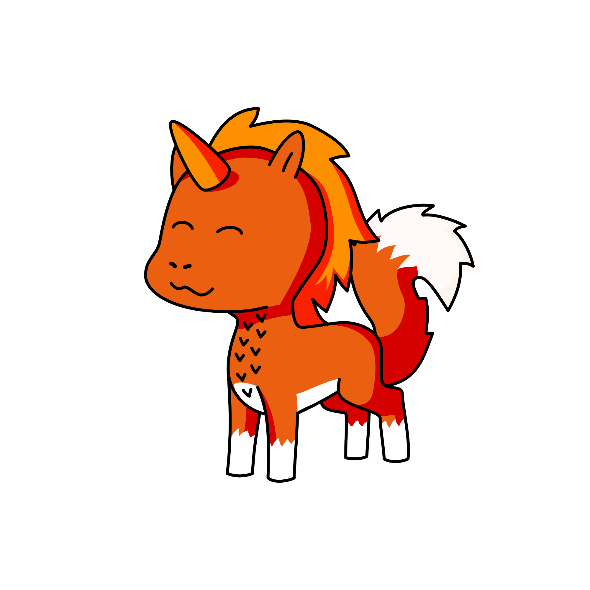 Foxy, the unicorn