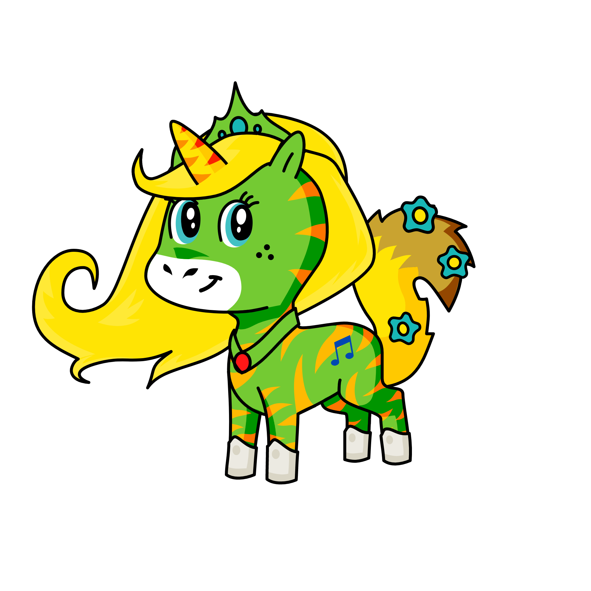 princess pretty, the unicorn