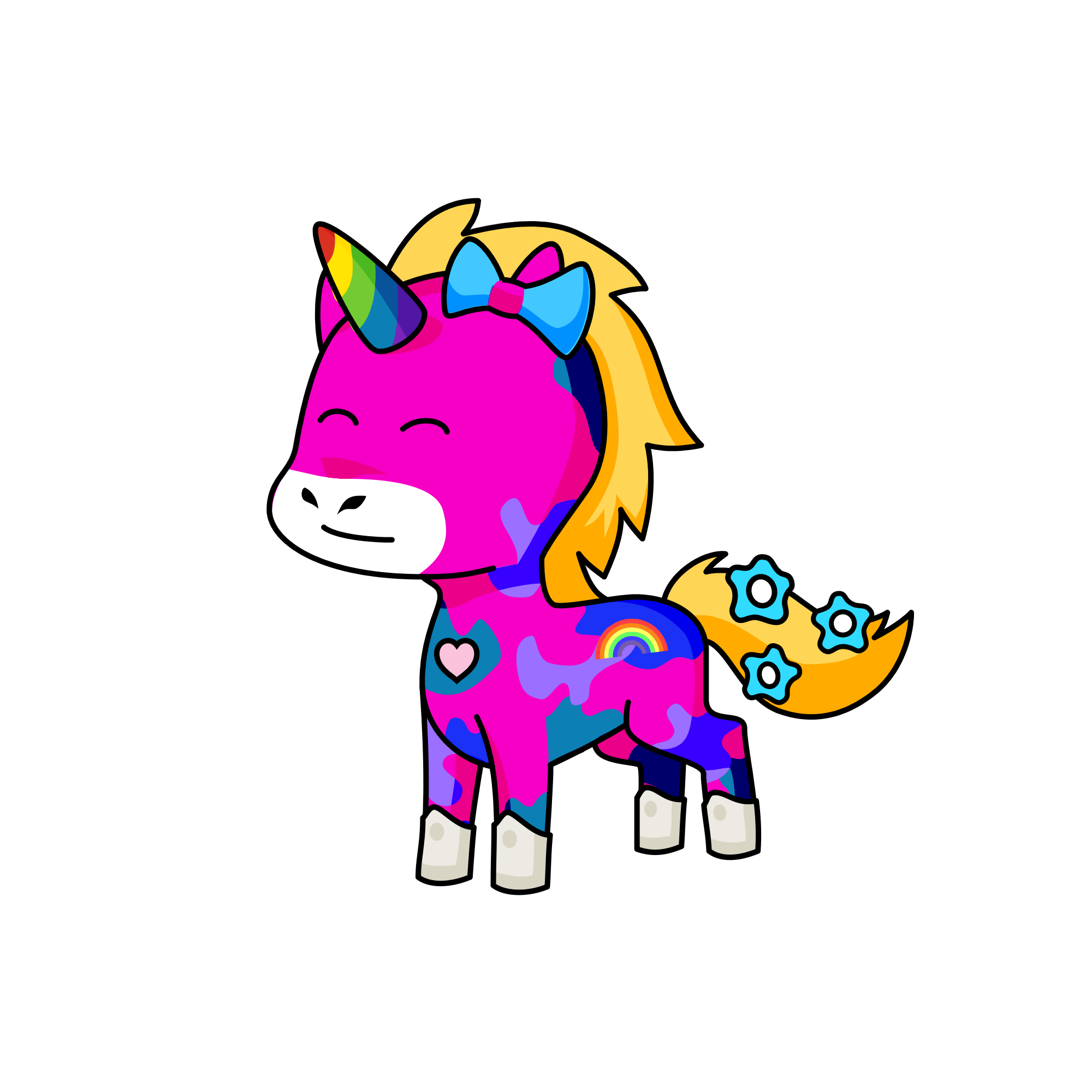 Addy, the unicorn