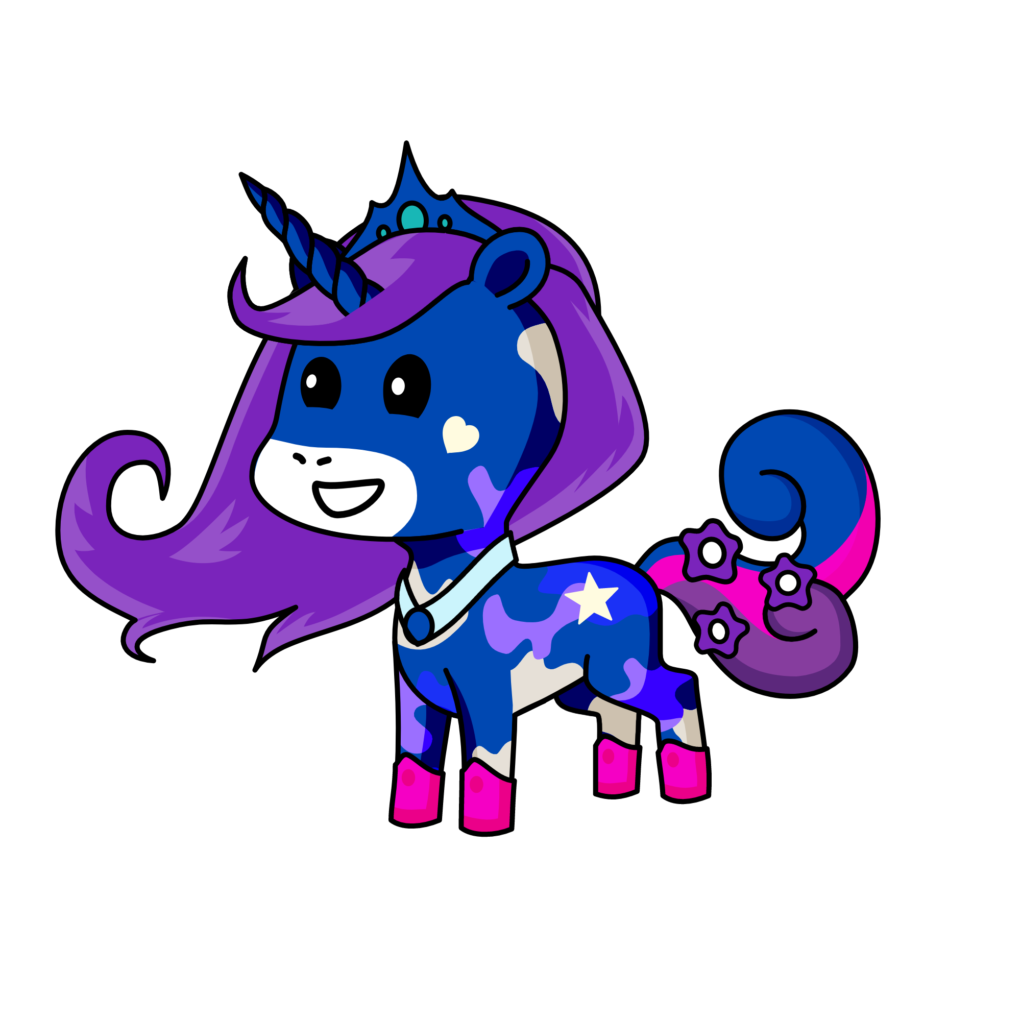 Nighty, the unicorn