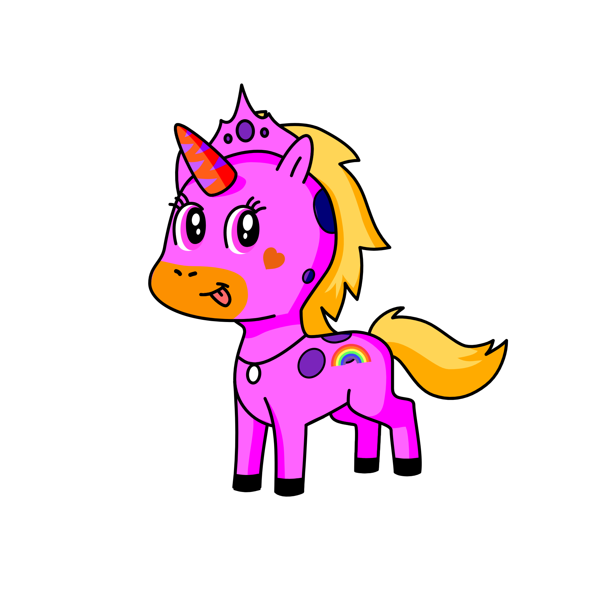 Cutie, the unicorn