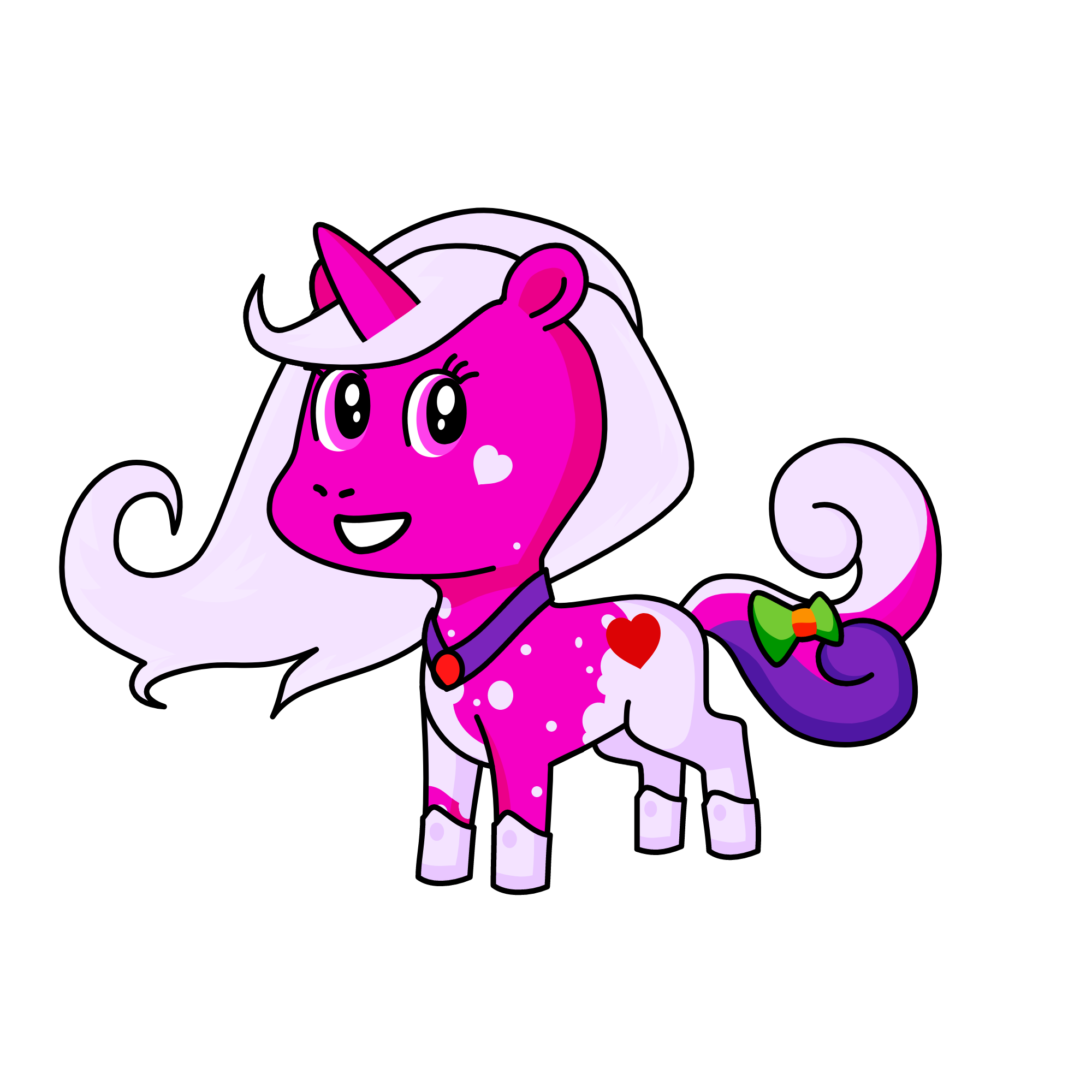 Snowfur, the unicorn