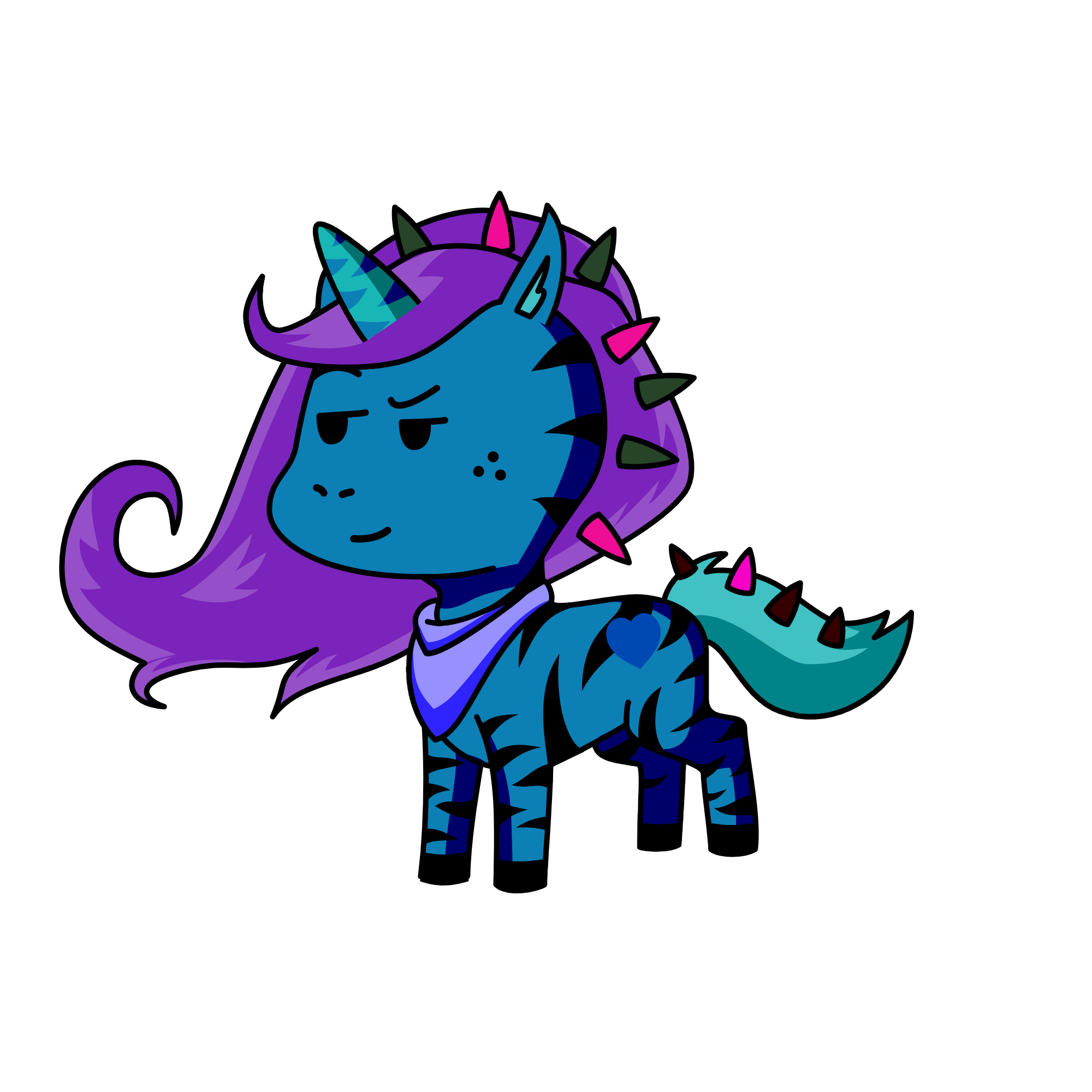 E-girl, the unicorn