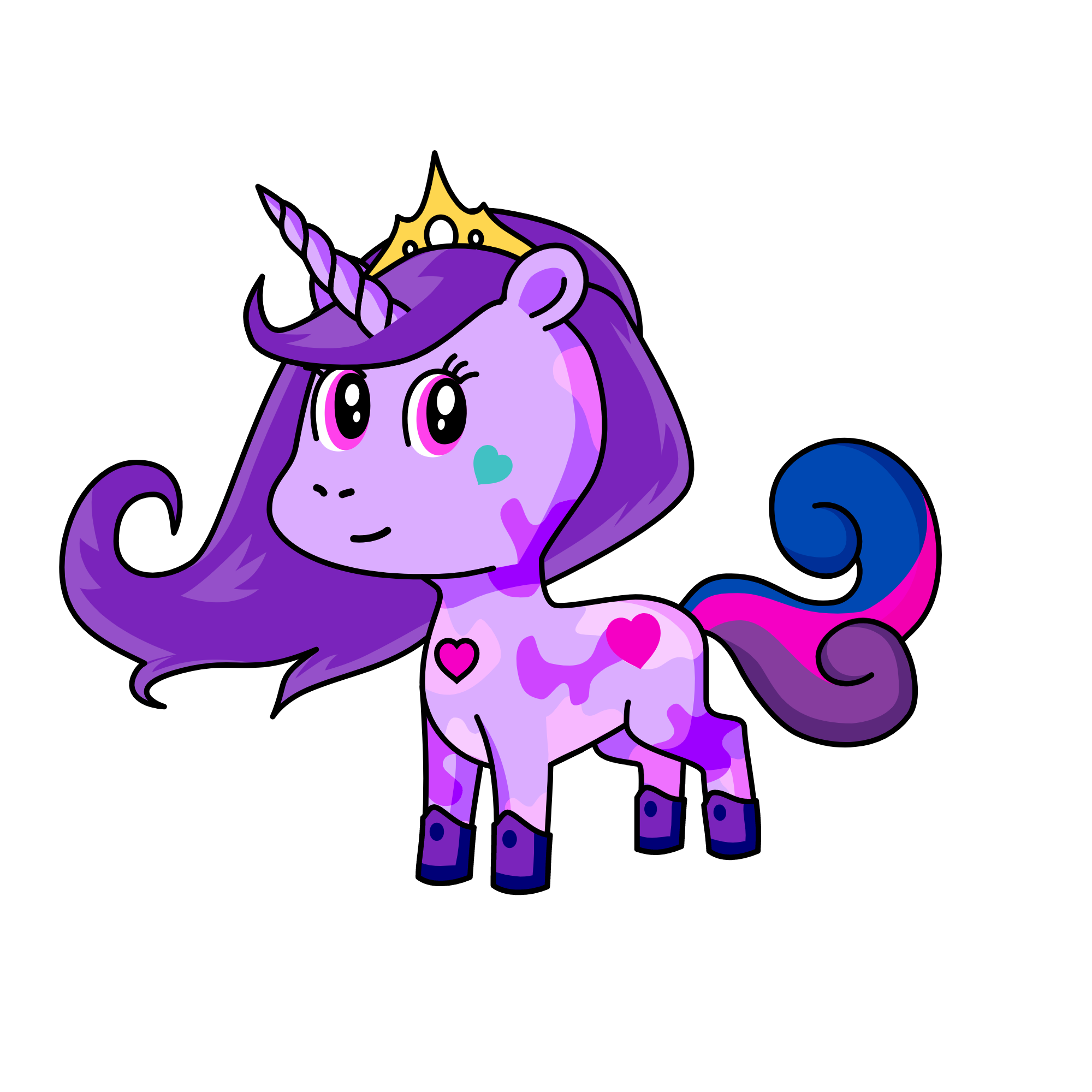 Softy, the unicorn