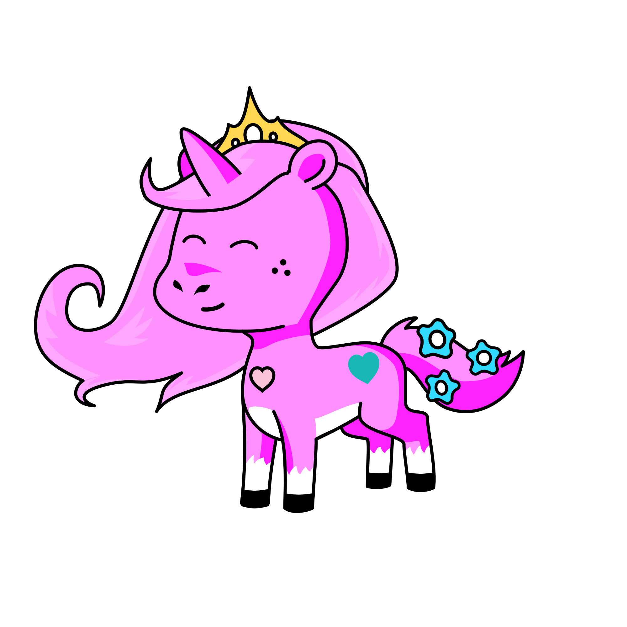 pinky, the unicorn