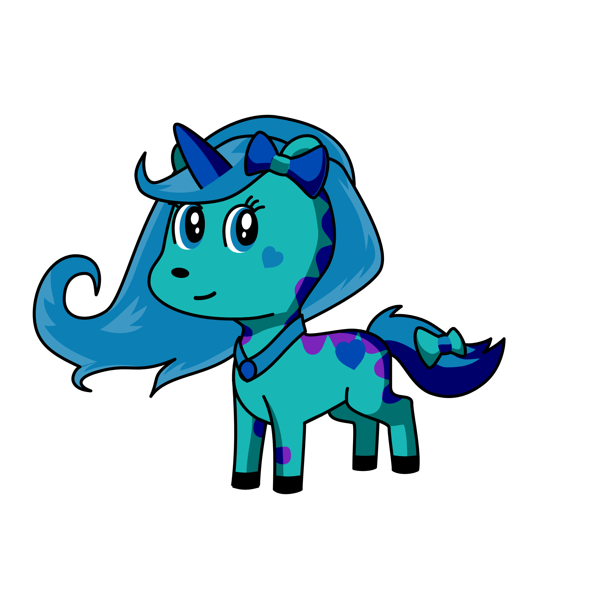 water-girl, the unicorn