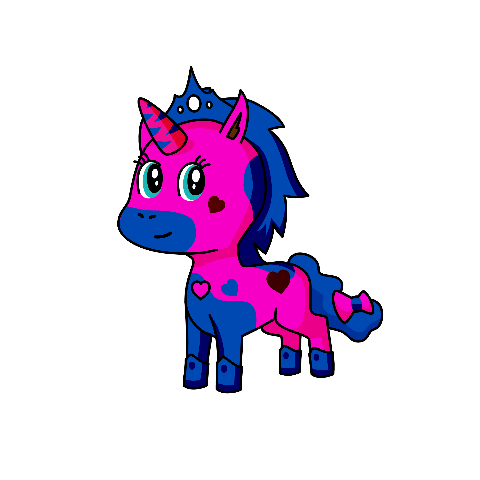 harley quinncel, the unicorn