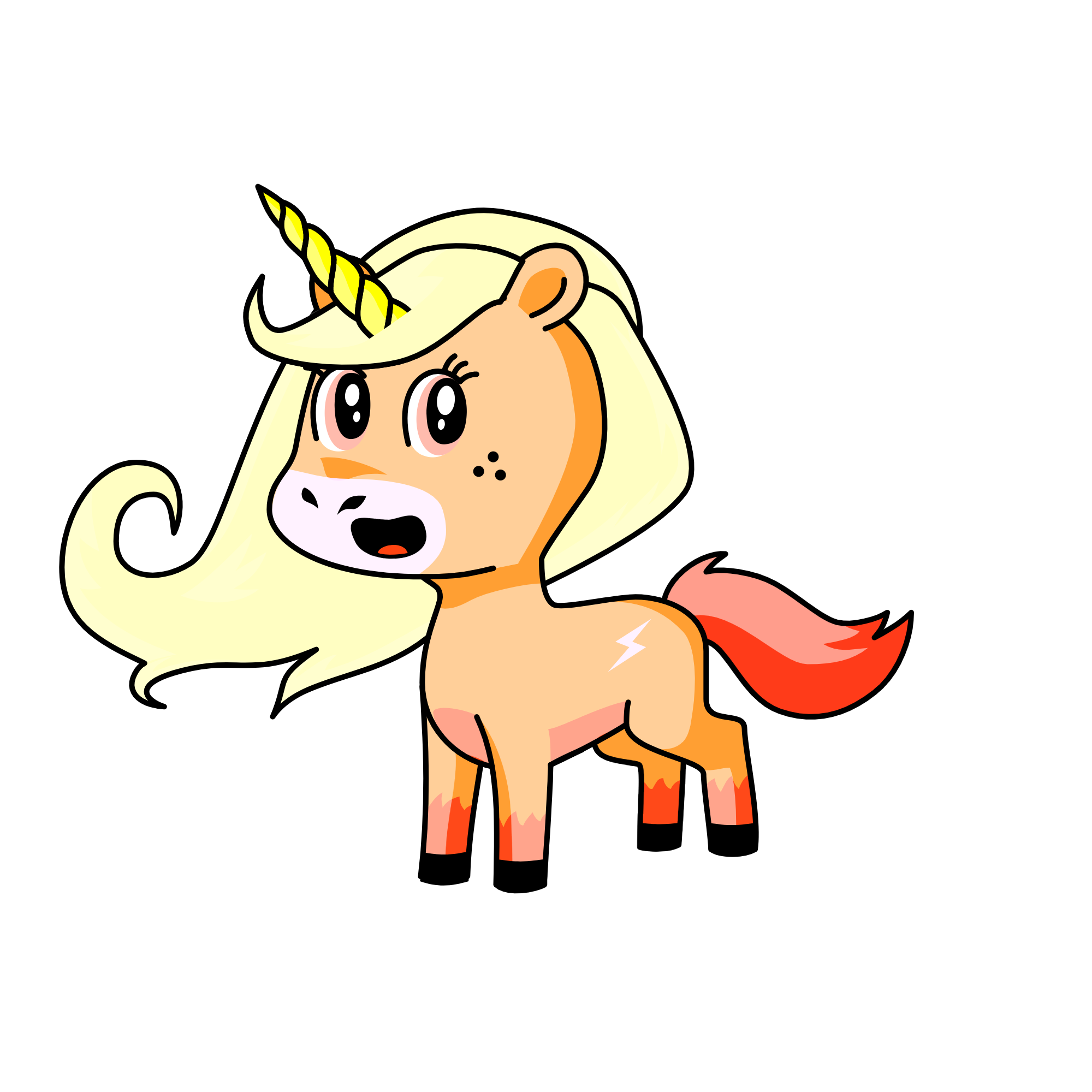 princess, the unicorn
