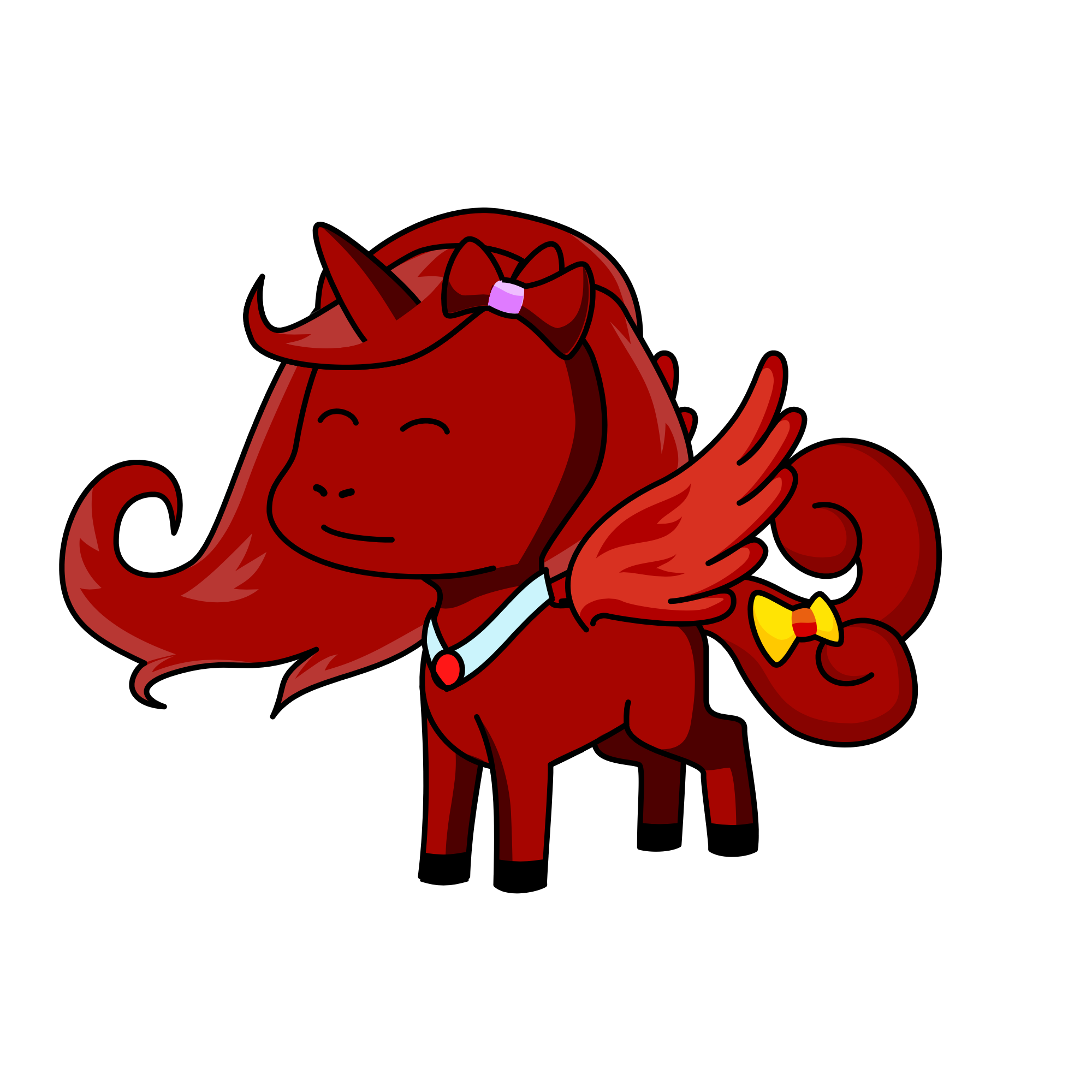 Ready, the unicorn
