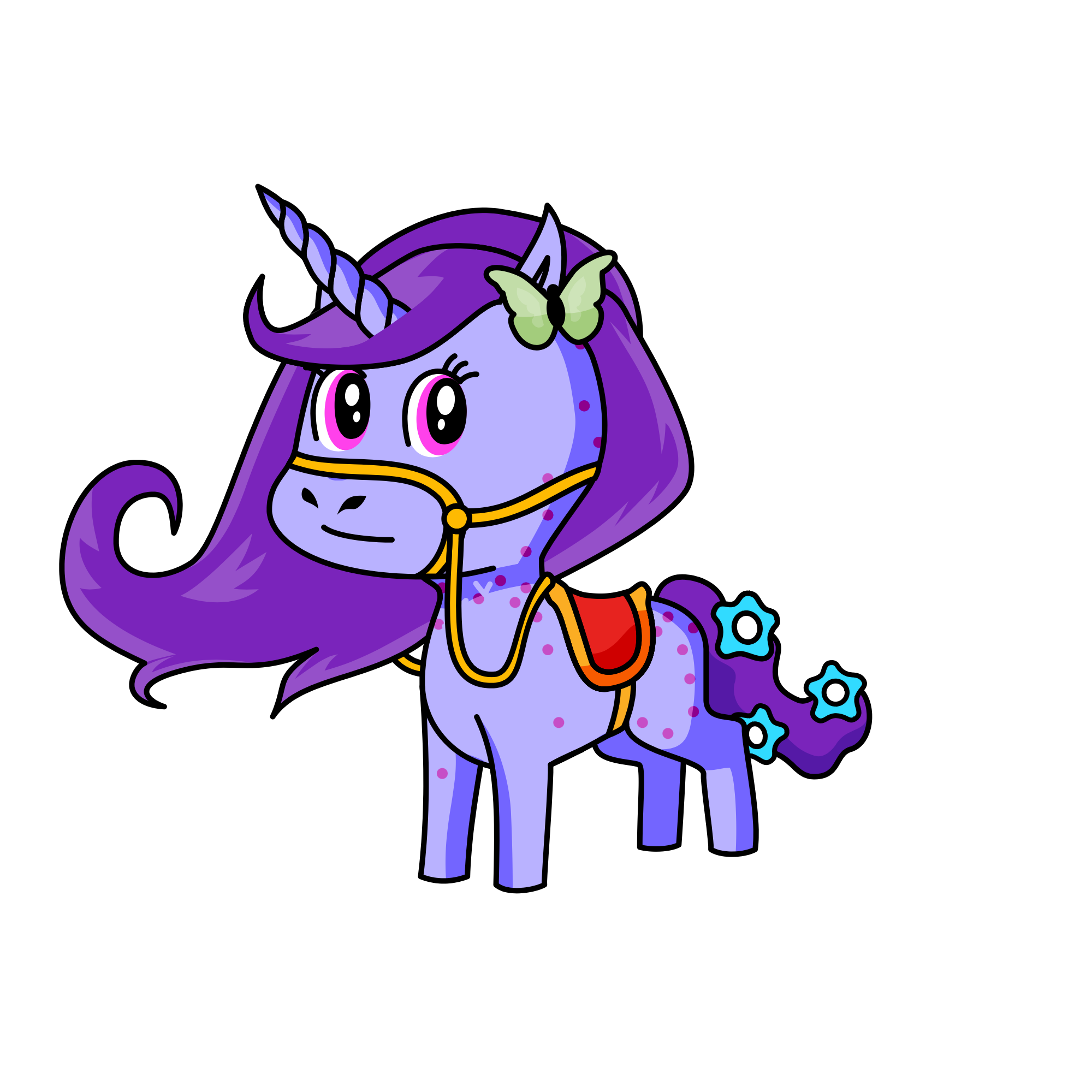 Maya, the unicorn