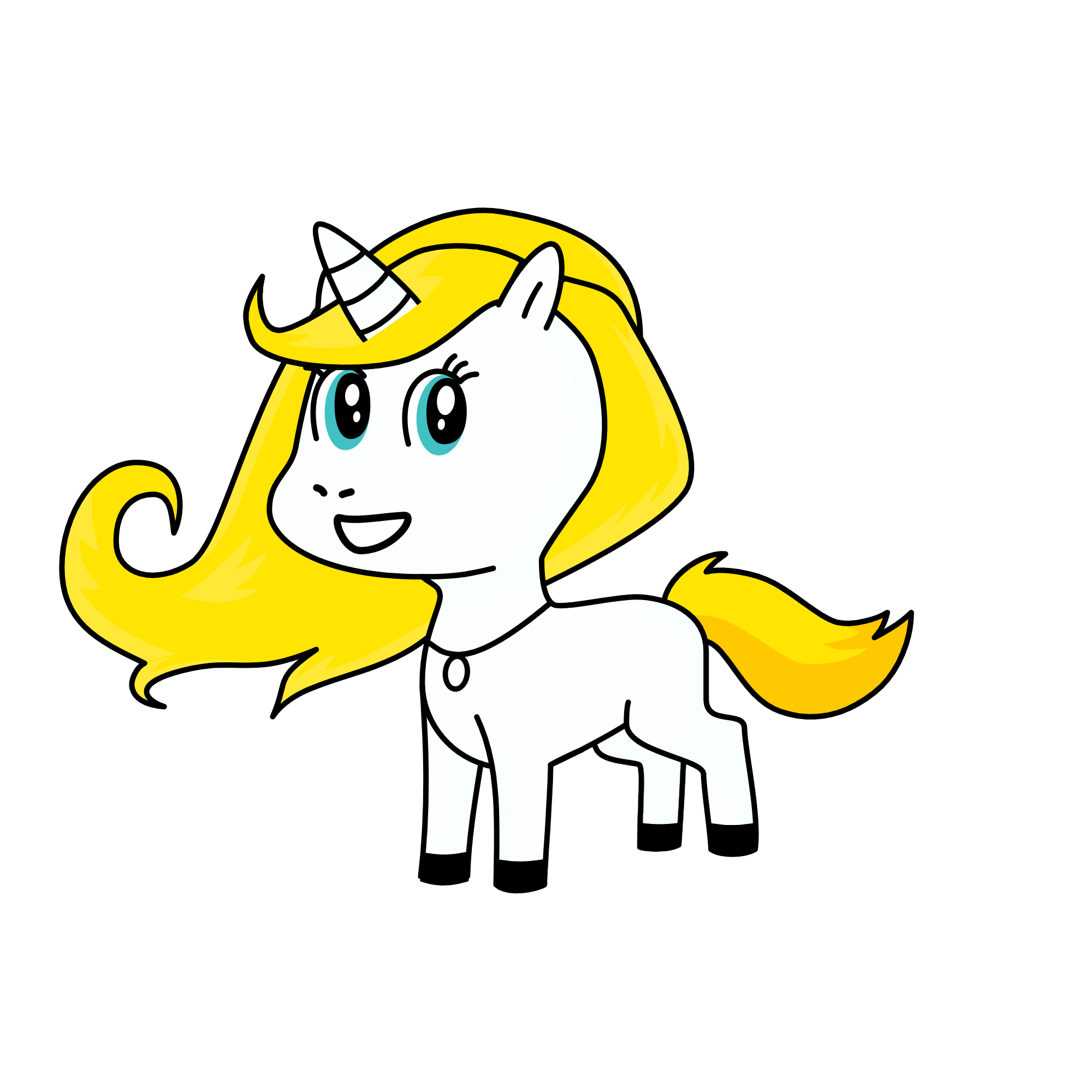Pearlgold, the unicorn