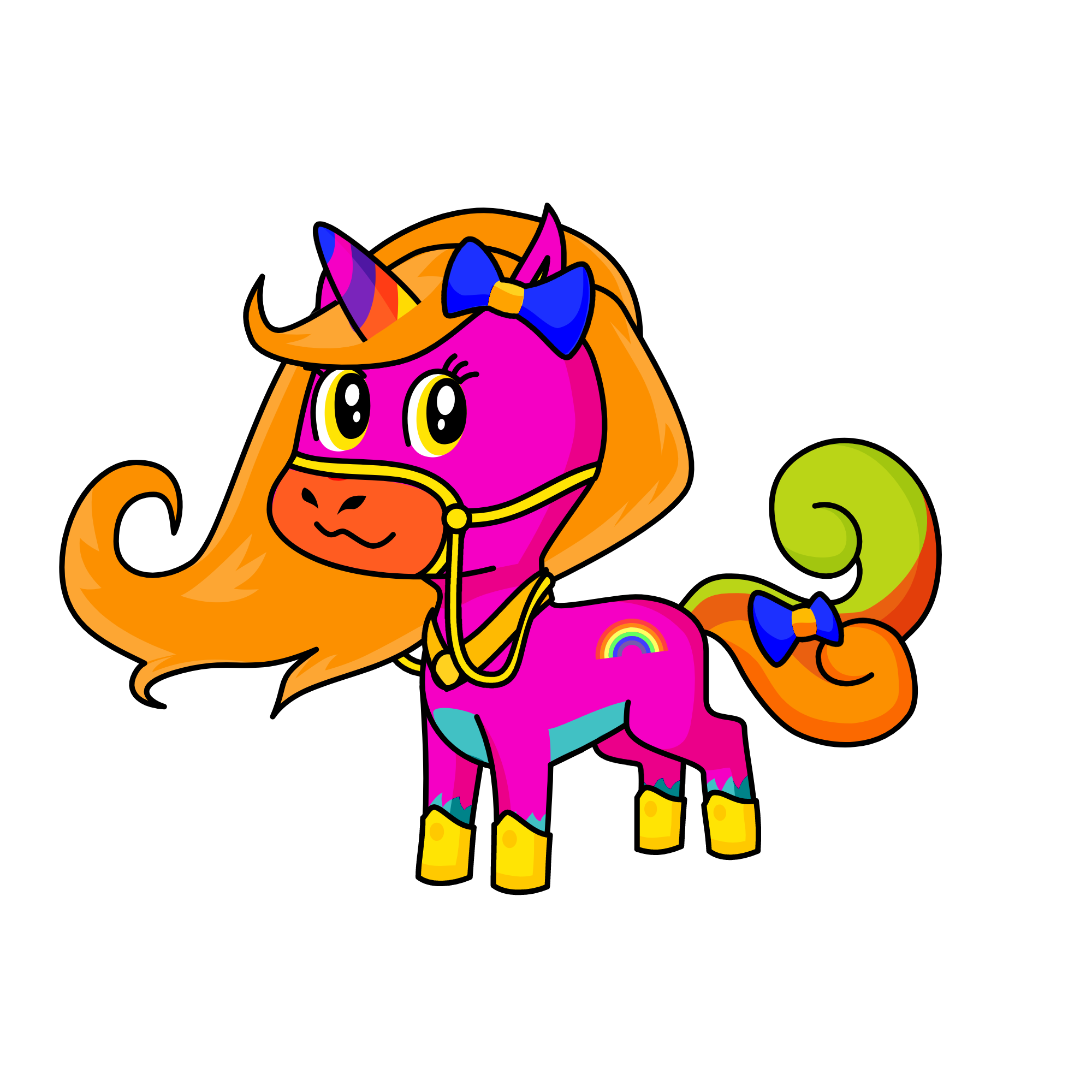 holla, the unicorn