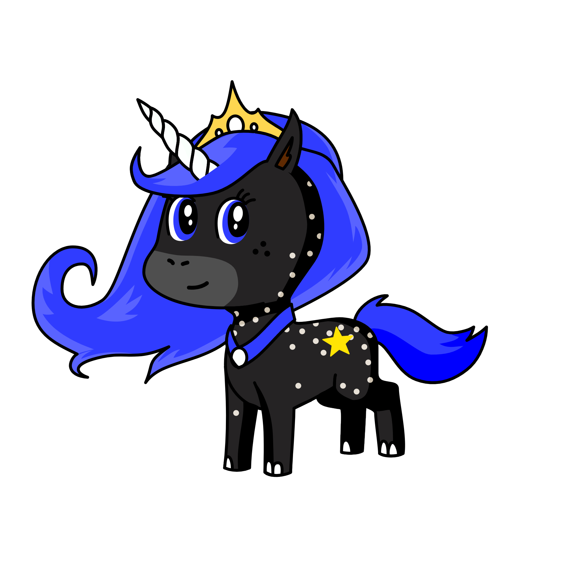 Queen of the Night, the unicorn