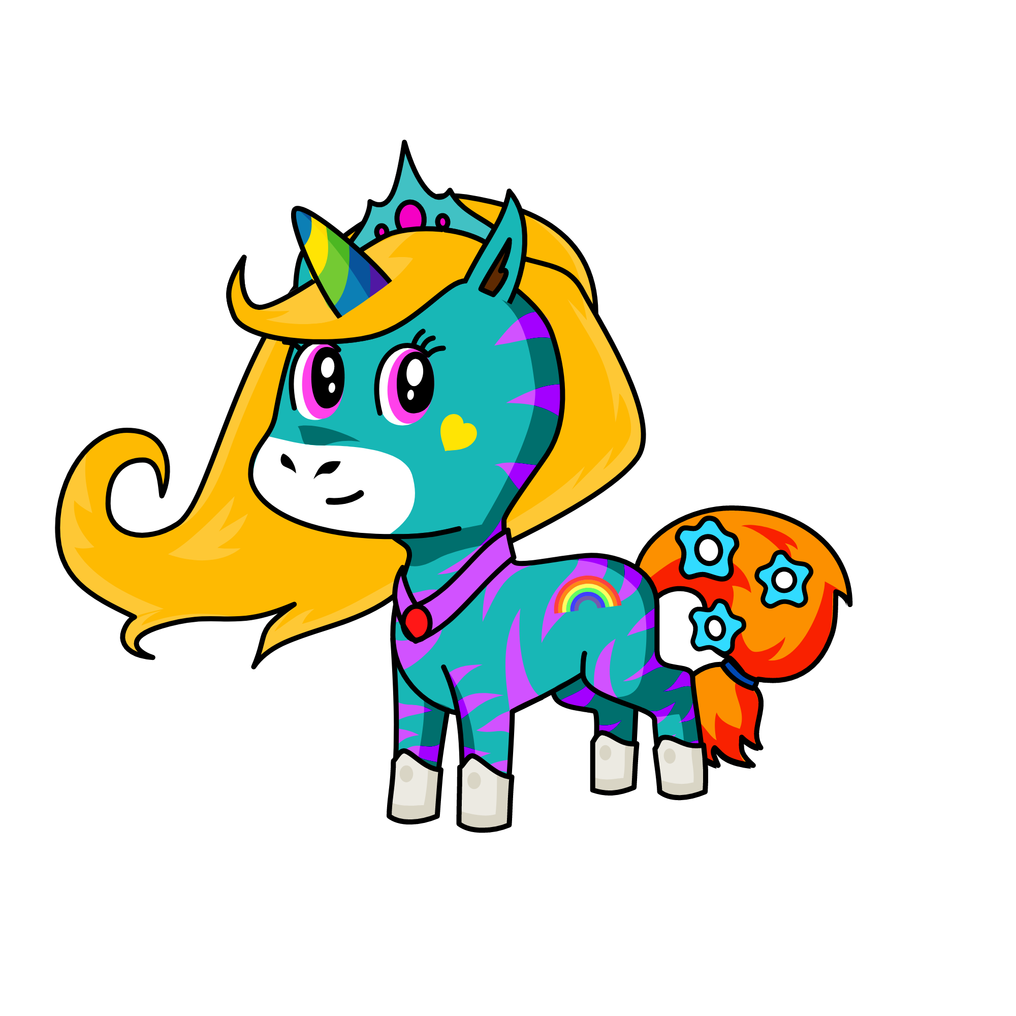 sienna, the unicorn