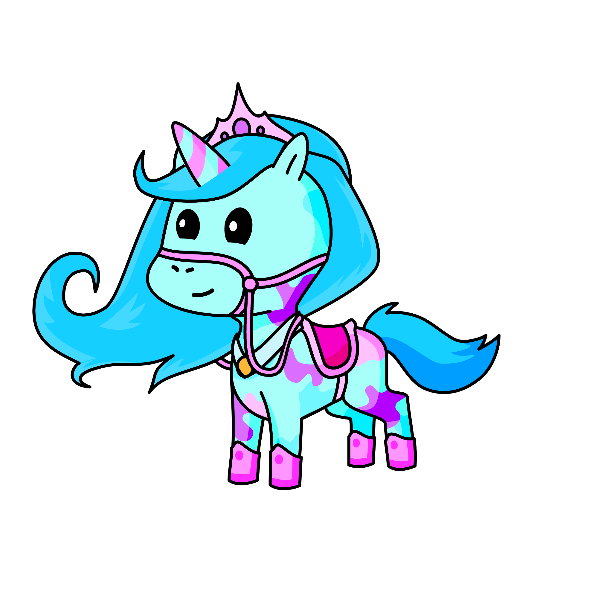 BlueDonutTwin, the unicorn