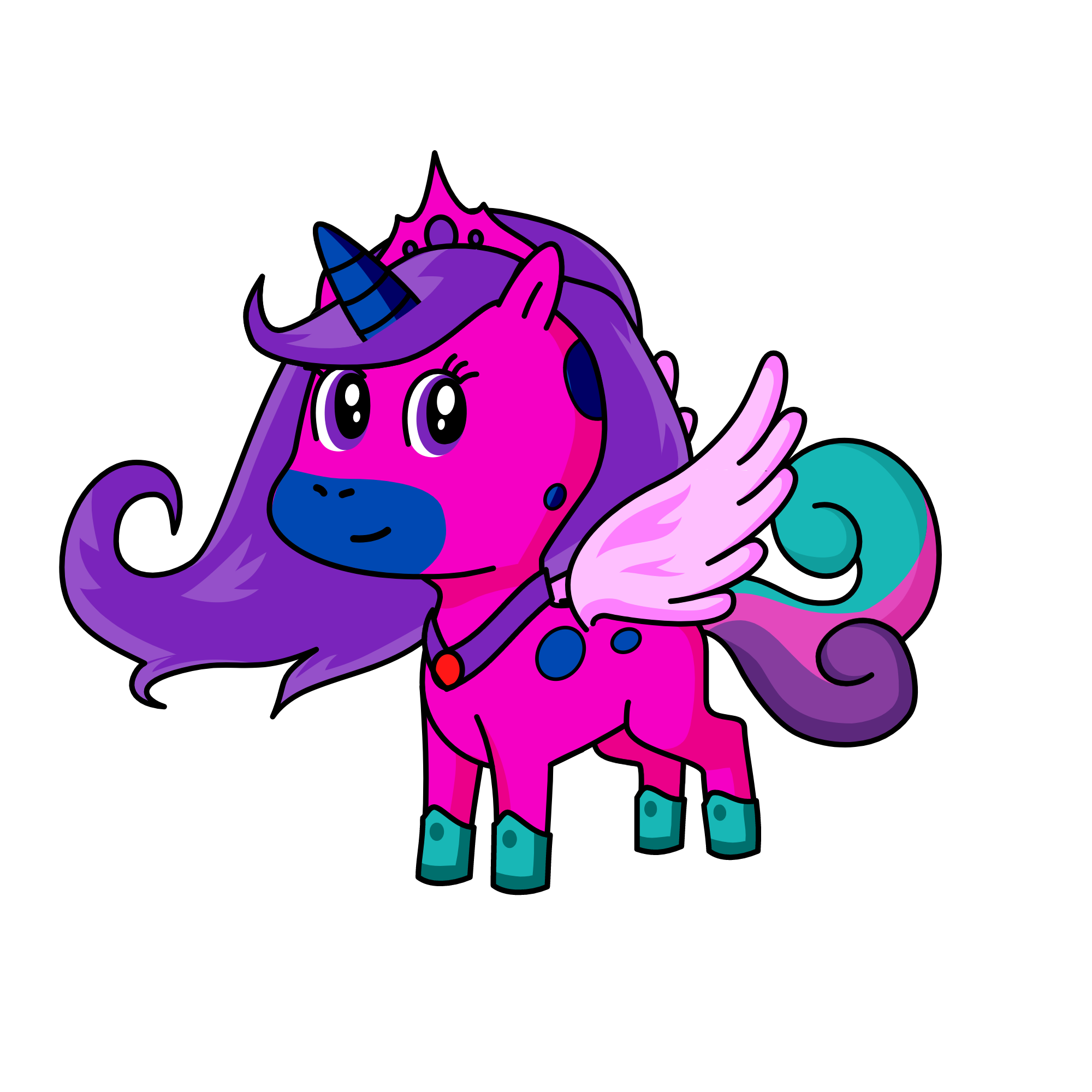 Miss galaxy, the unicorn