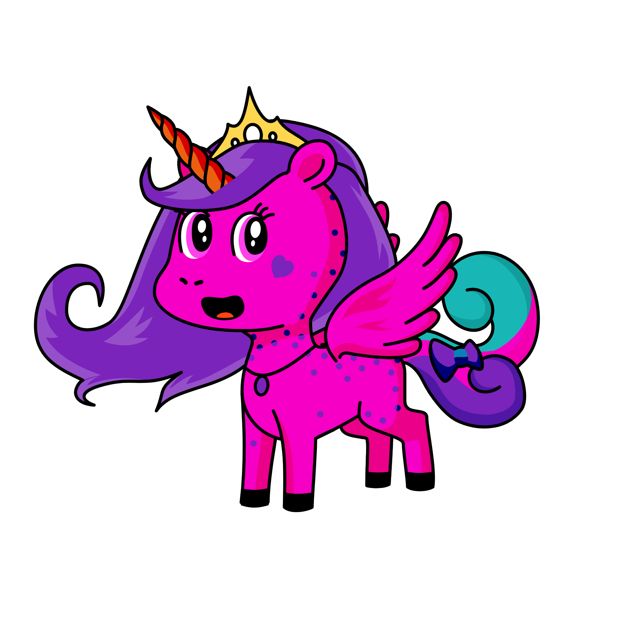 Dancing Priness, the unicorn