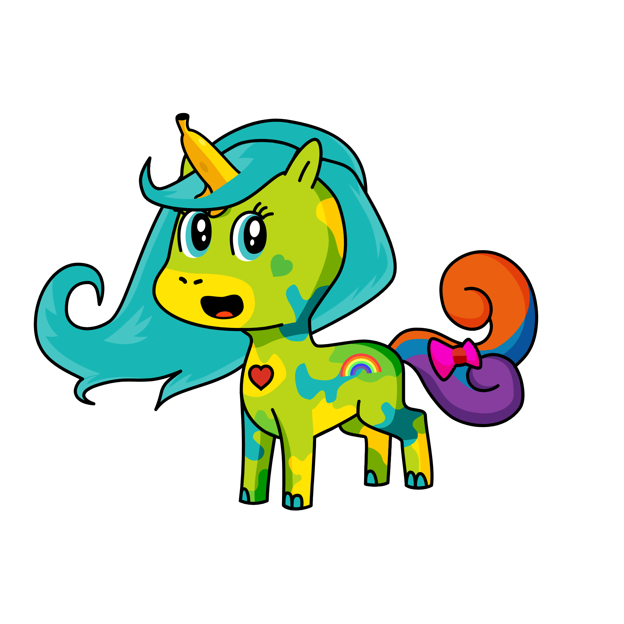 Fruity Splash, the unicorn