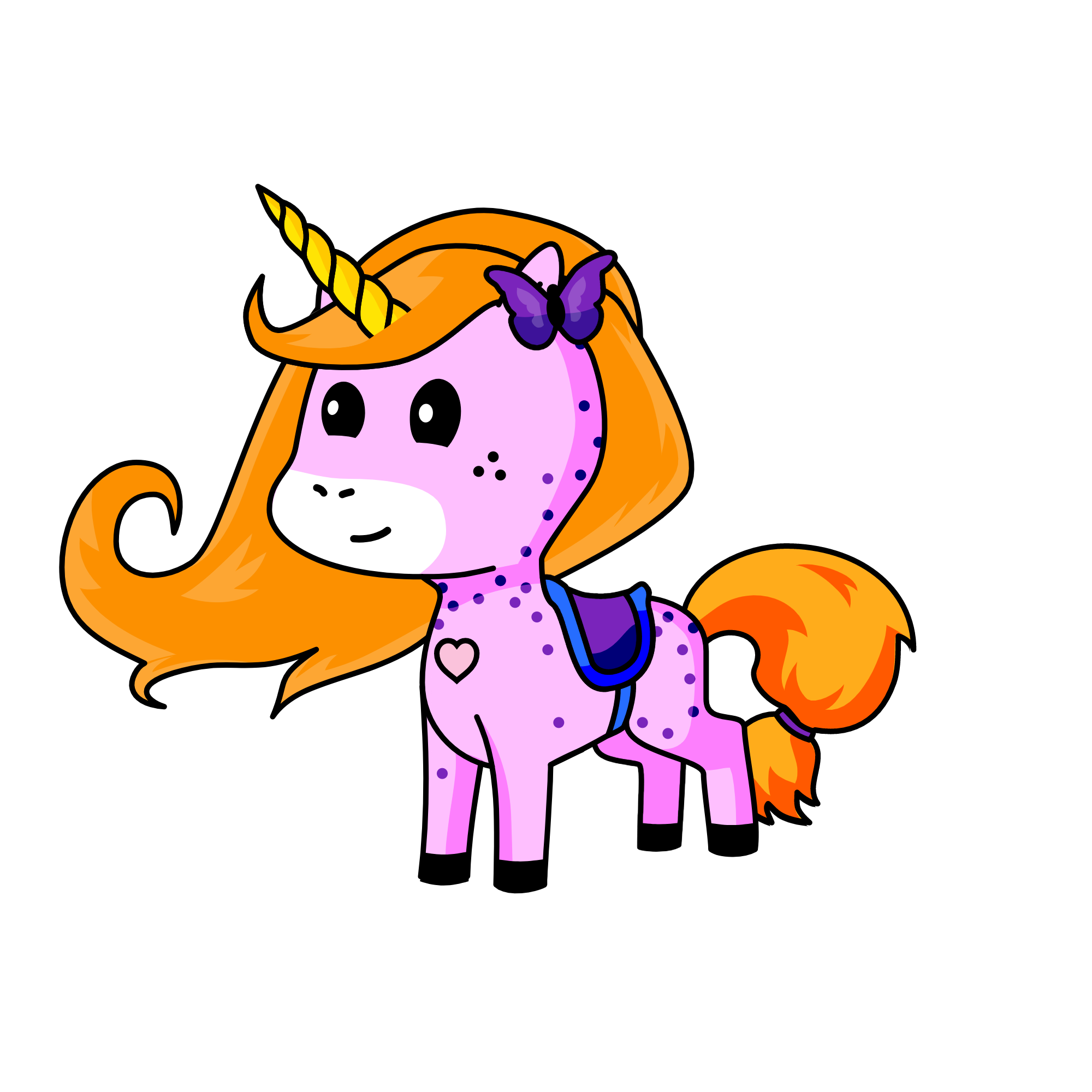 Violet , the unicorn