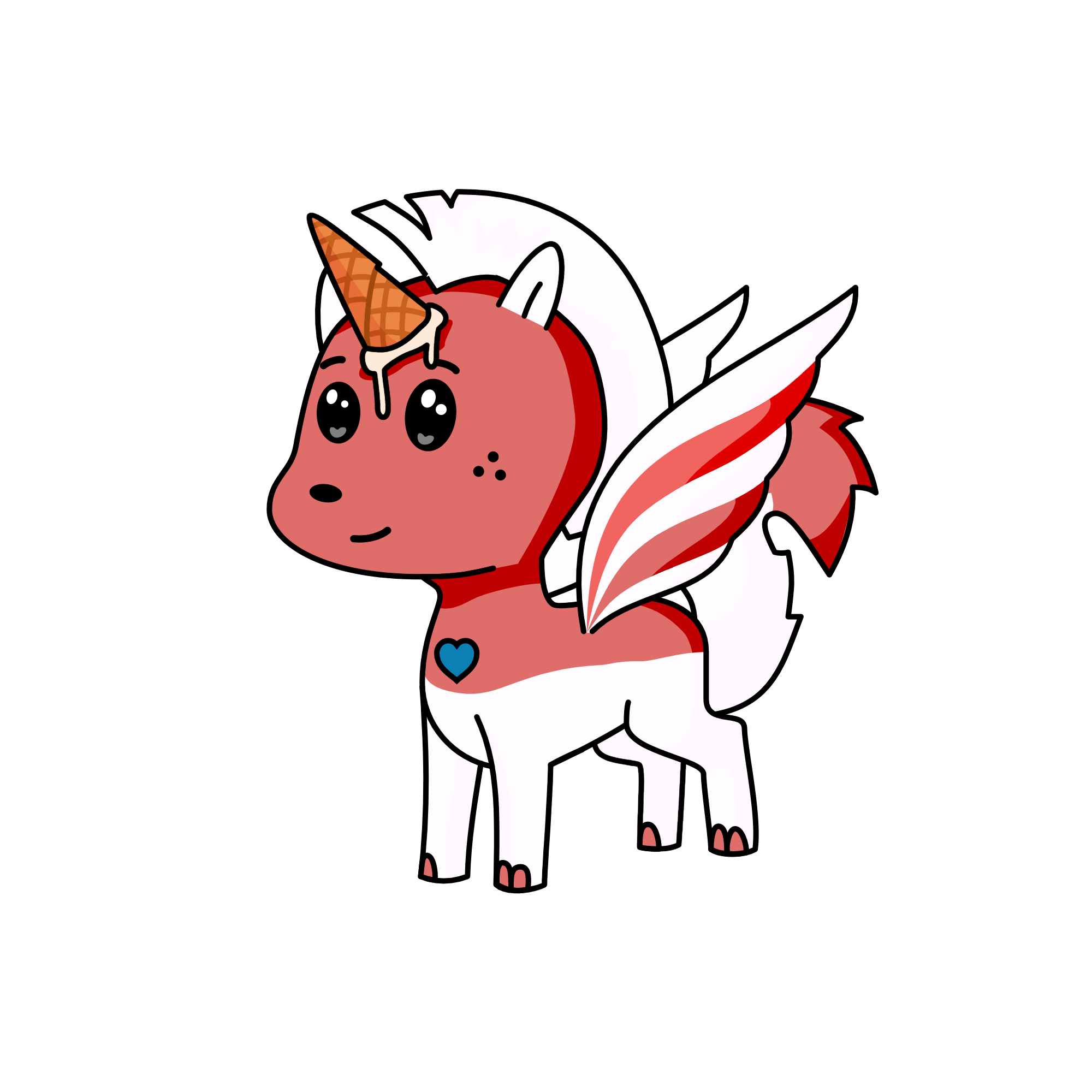 Ginger, the unicorn