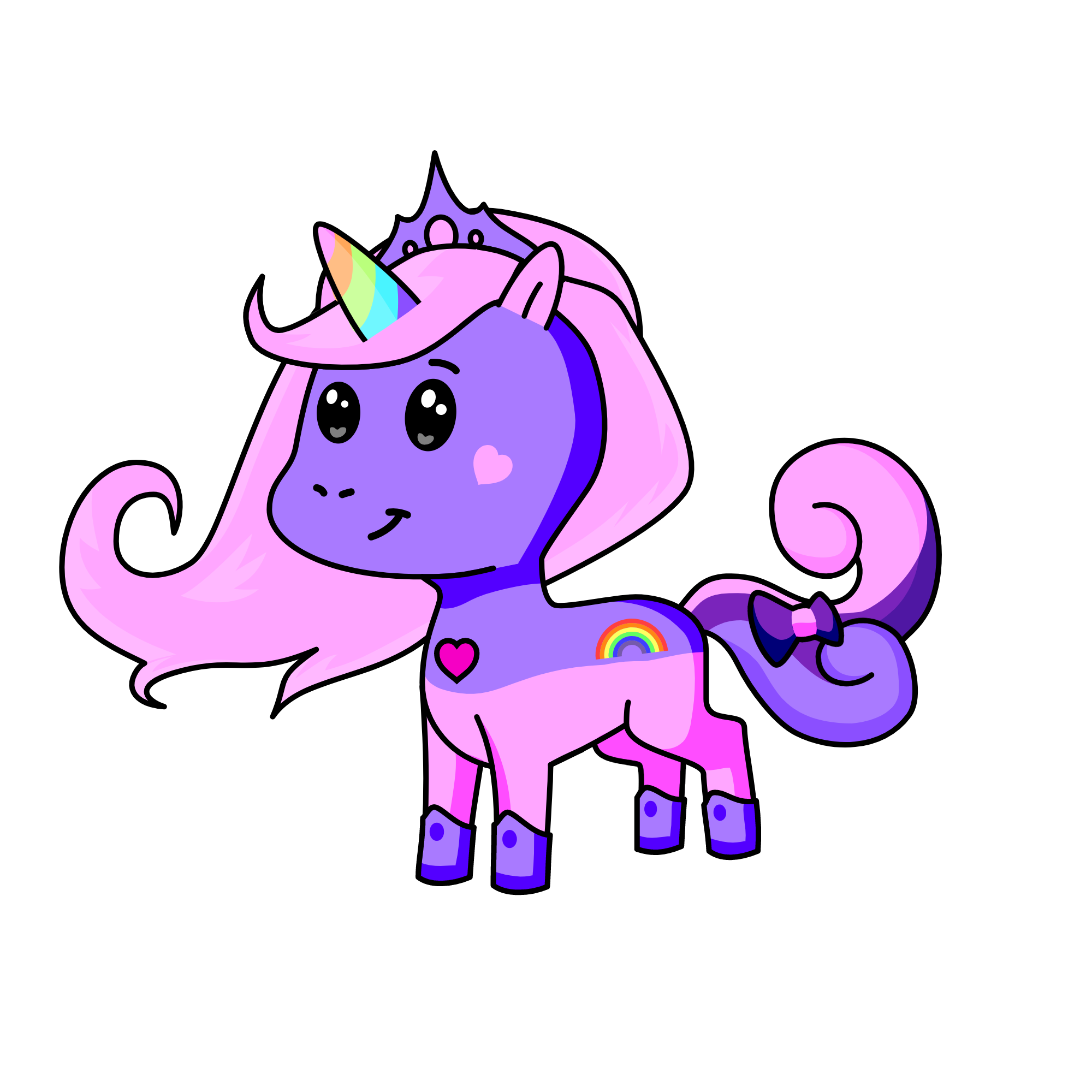 Pinky, the unicorn