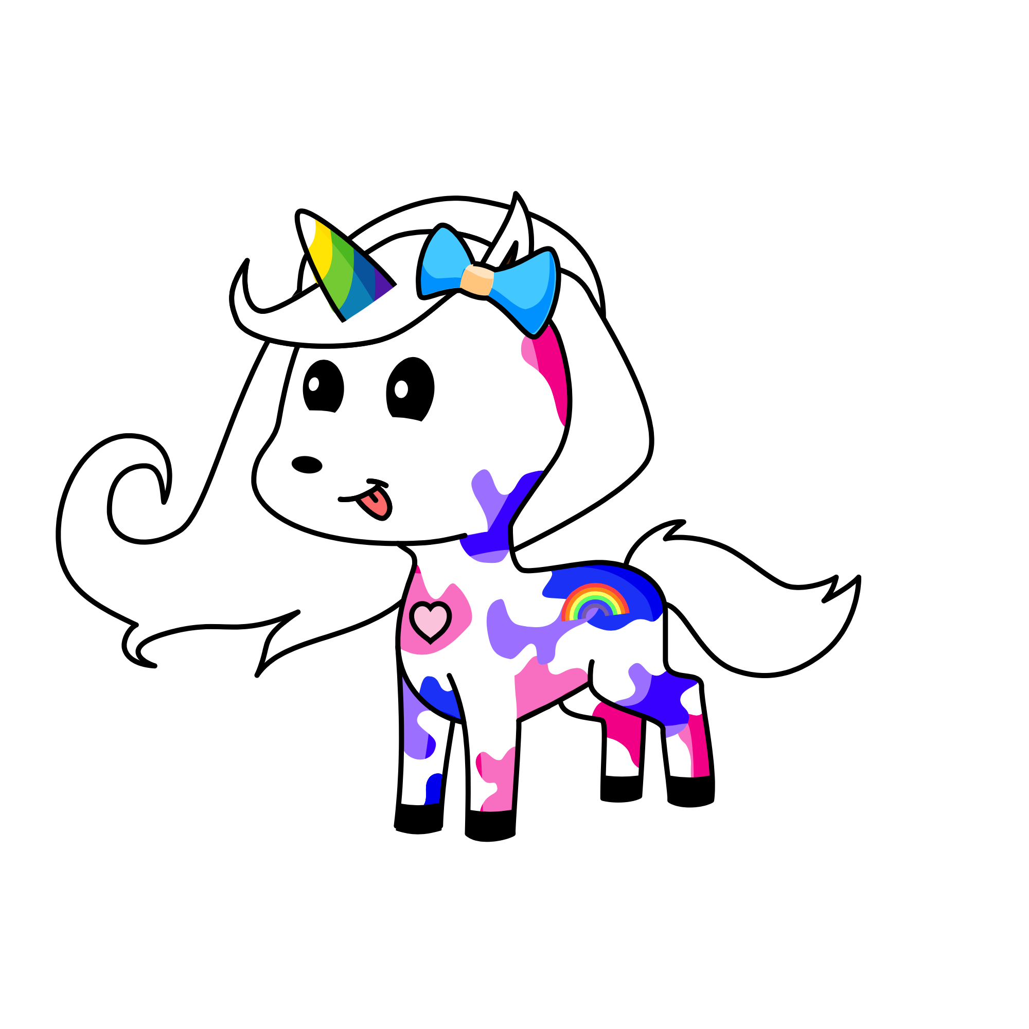rainbow, the unicorn