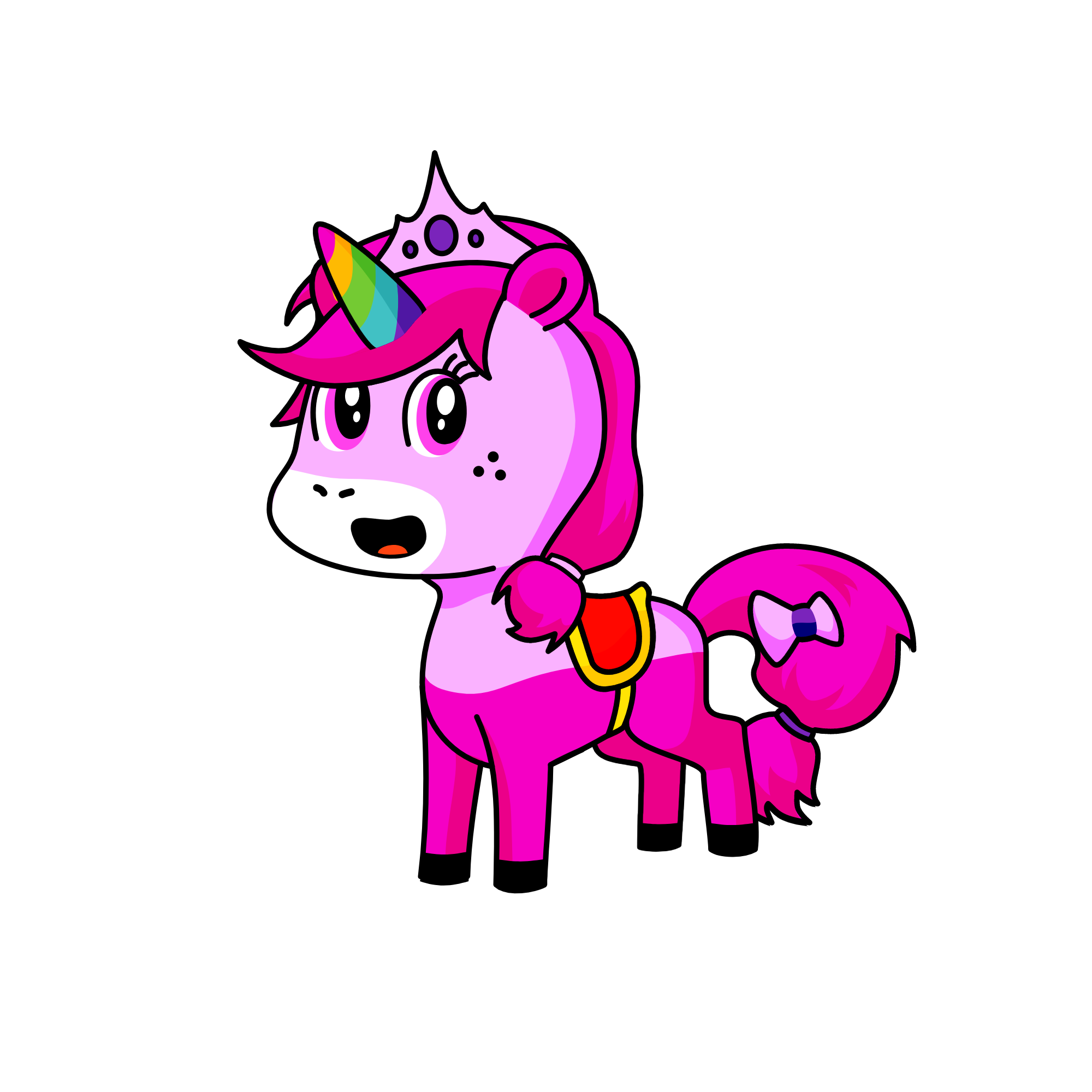 Princess Quincella, the unicorn