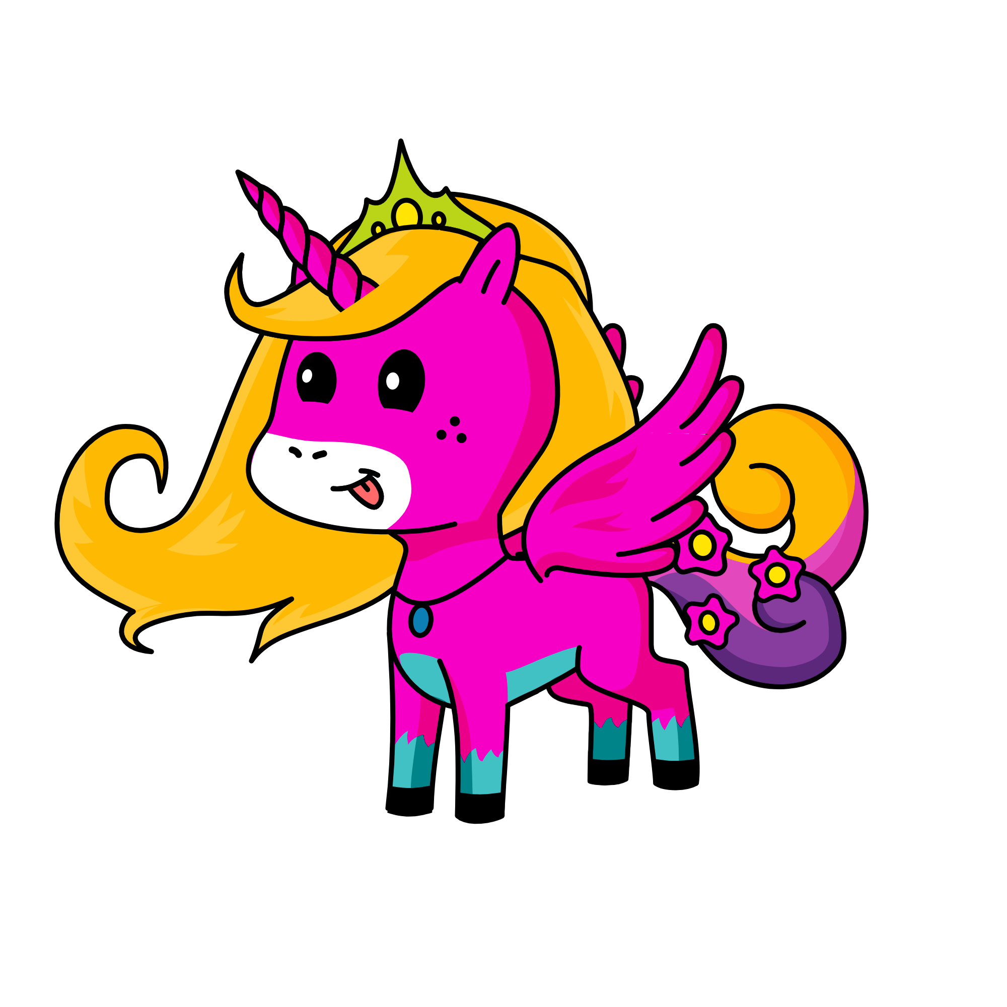 Shiny, the unicorn