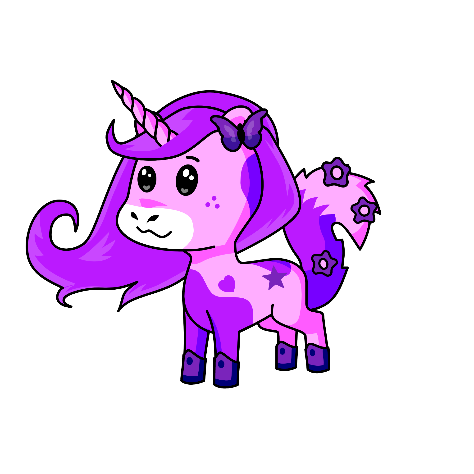 Velvet, the unicorn