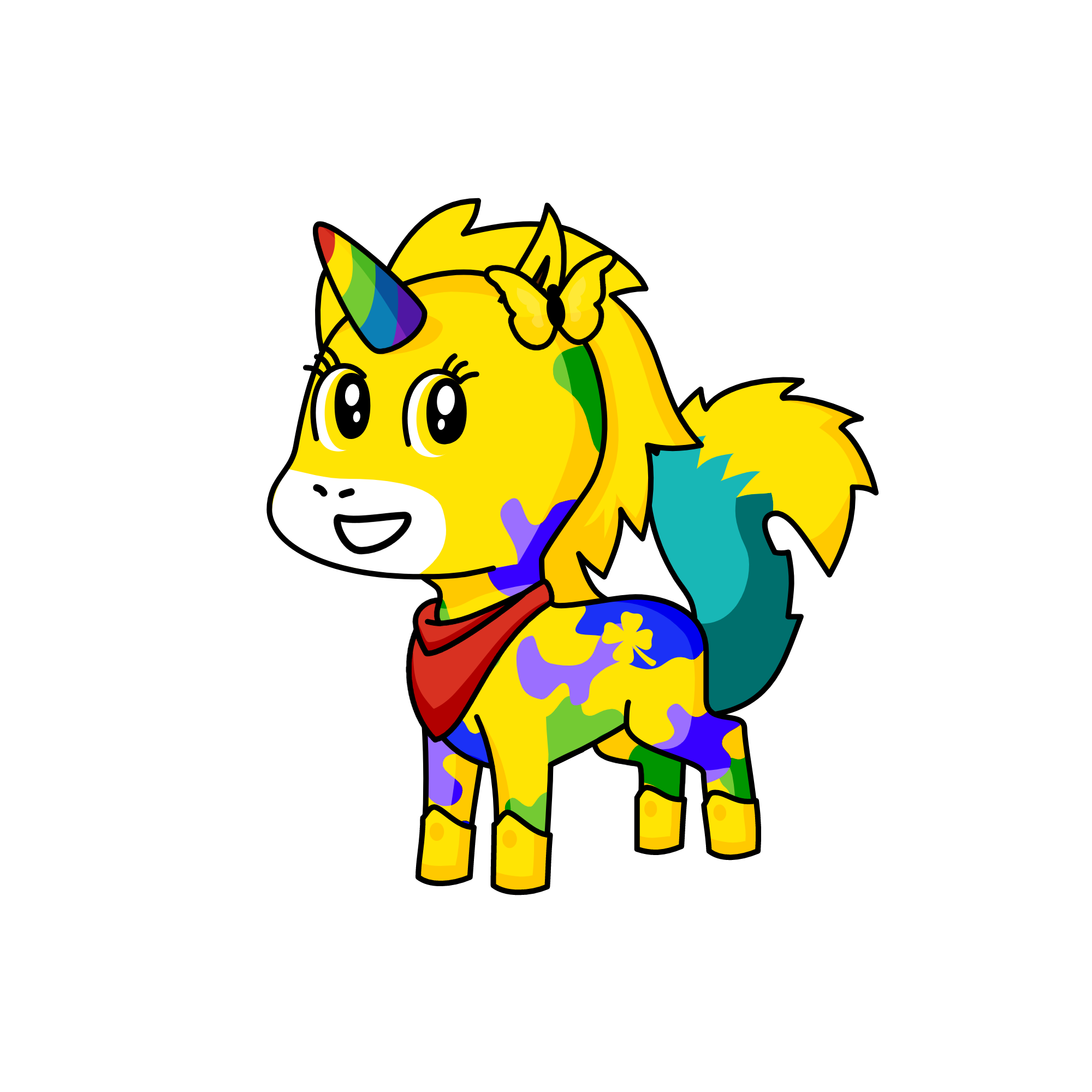 Nature Cat! , the unicorn