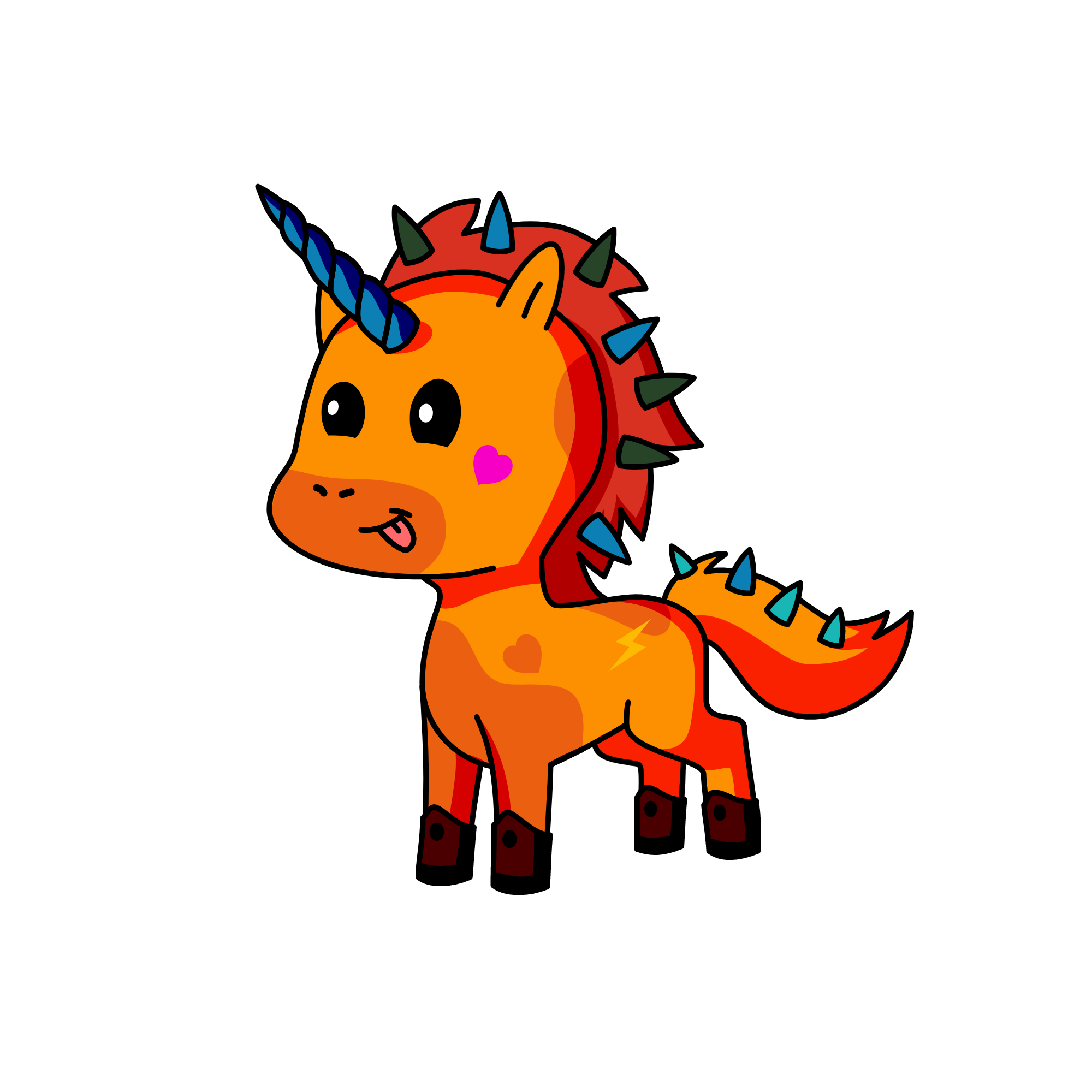 Flash, the unicorn