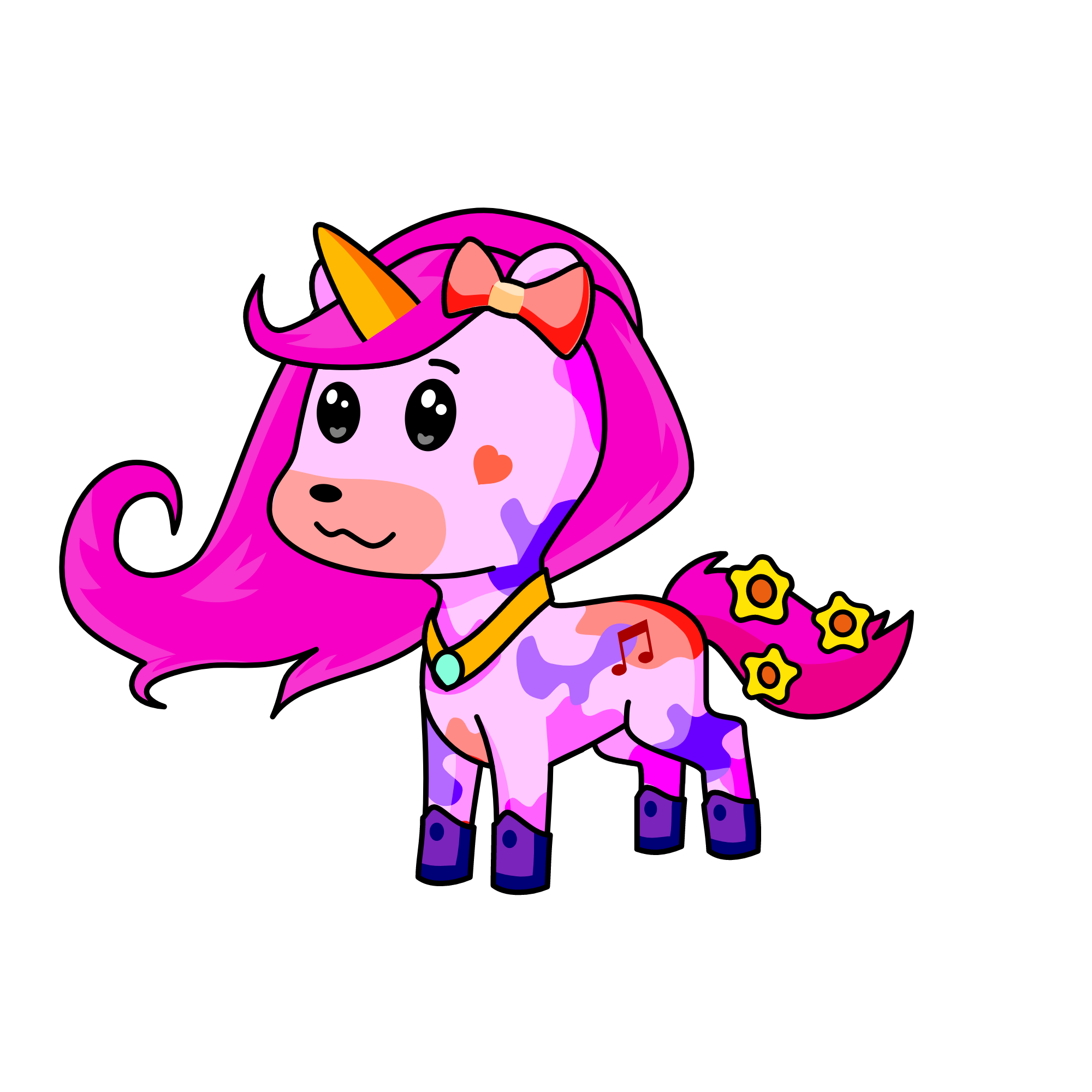 pinky, the unicorn