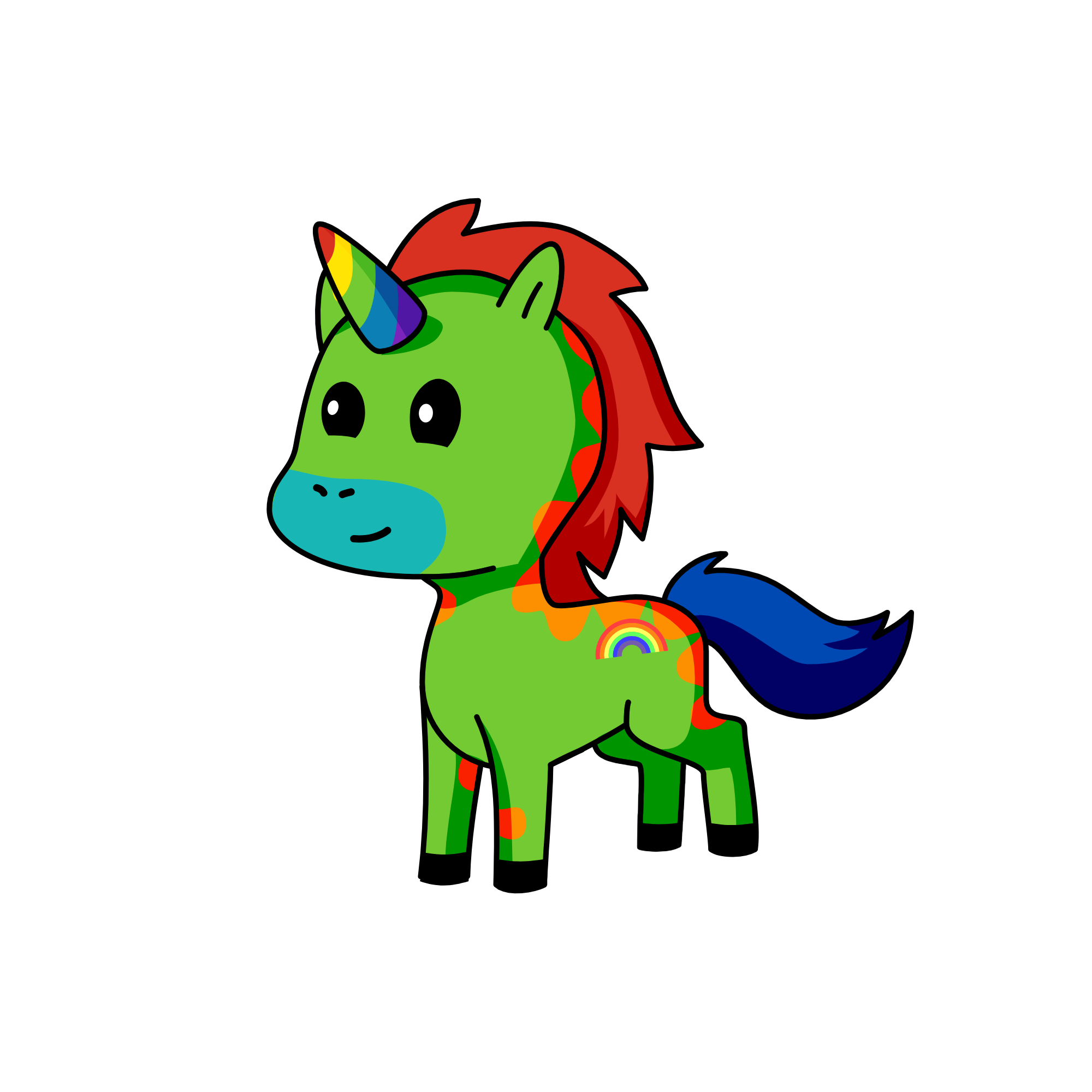 Mr.rainbow, the unicorn