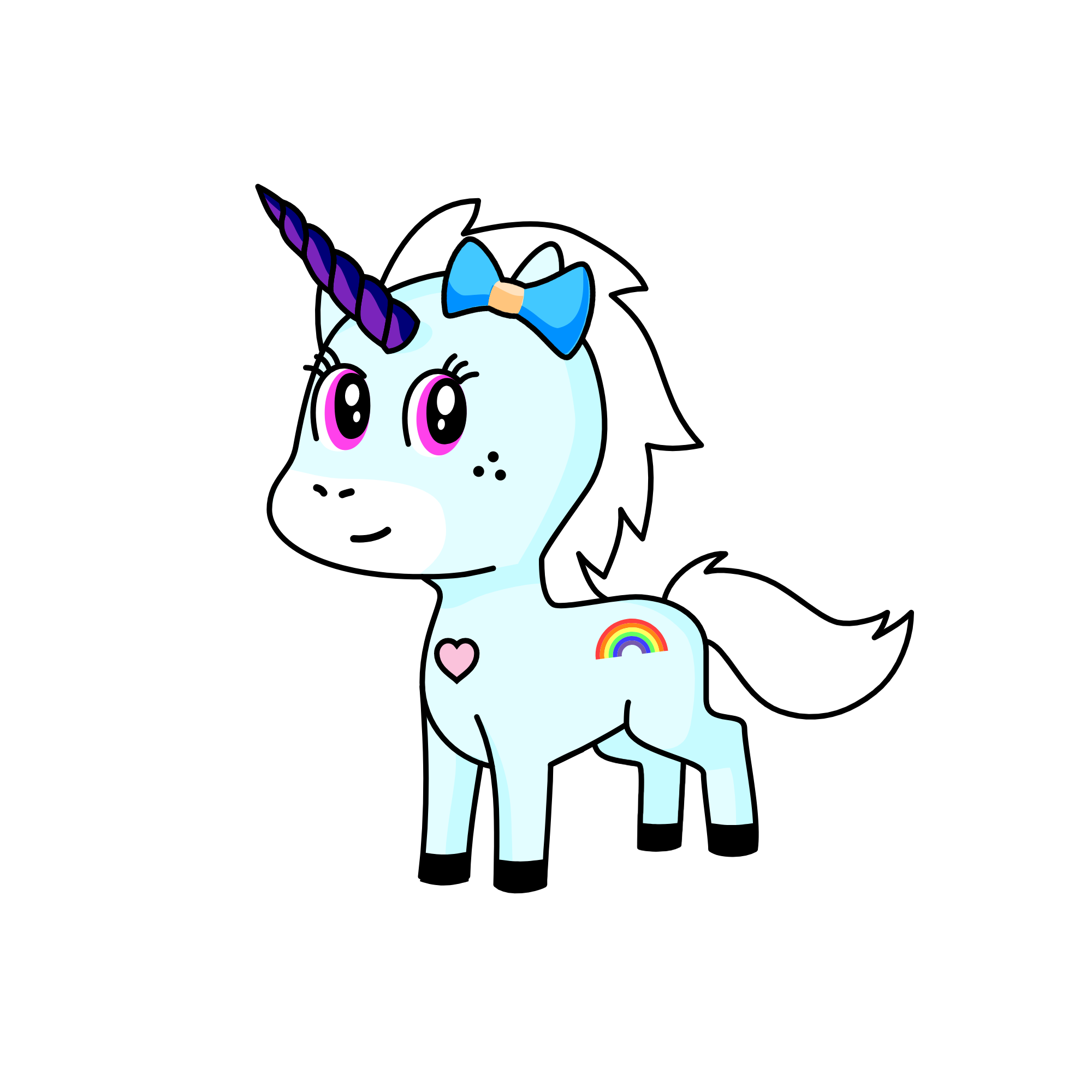 Cuttie, the unicorn