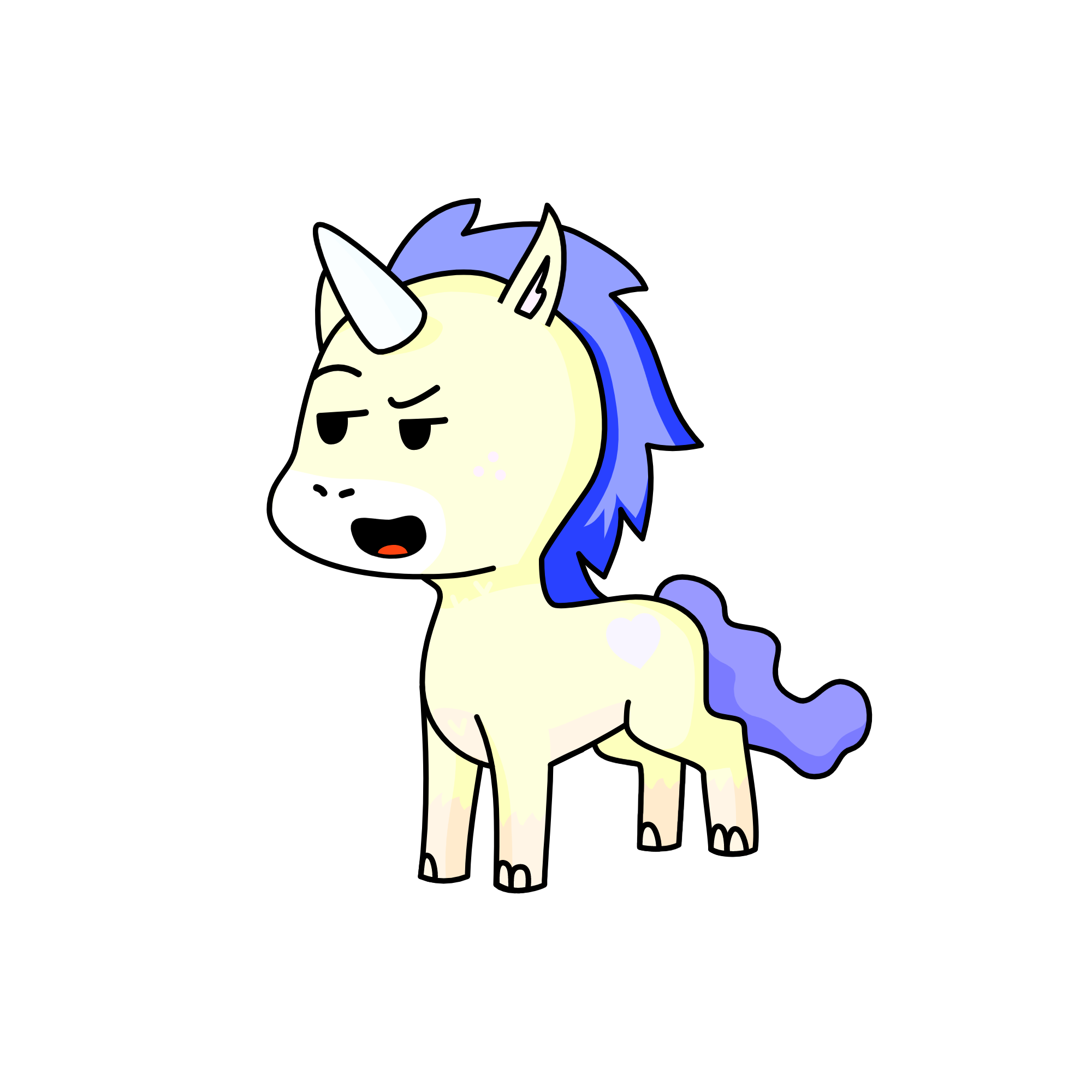 light, the unicorn