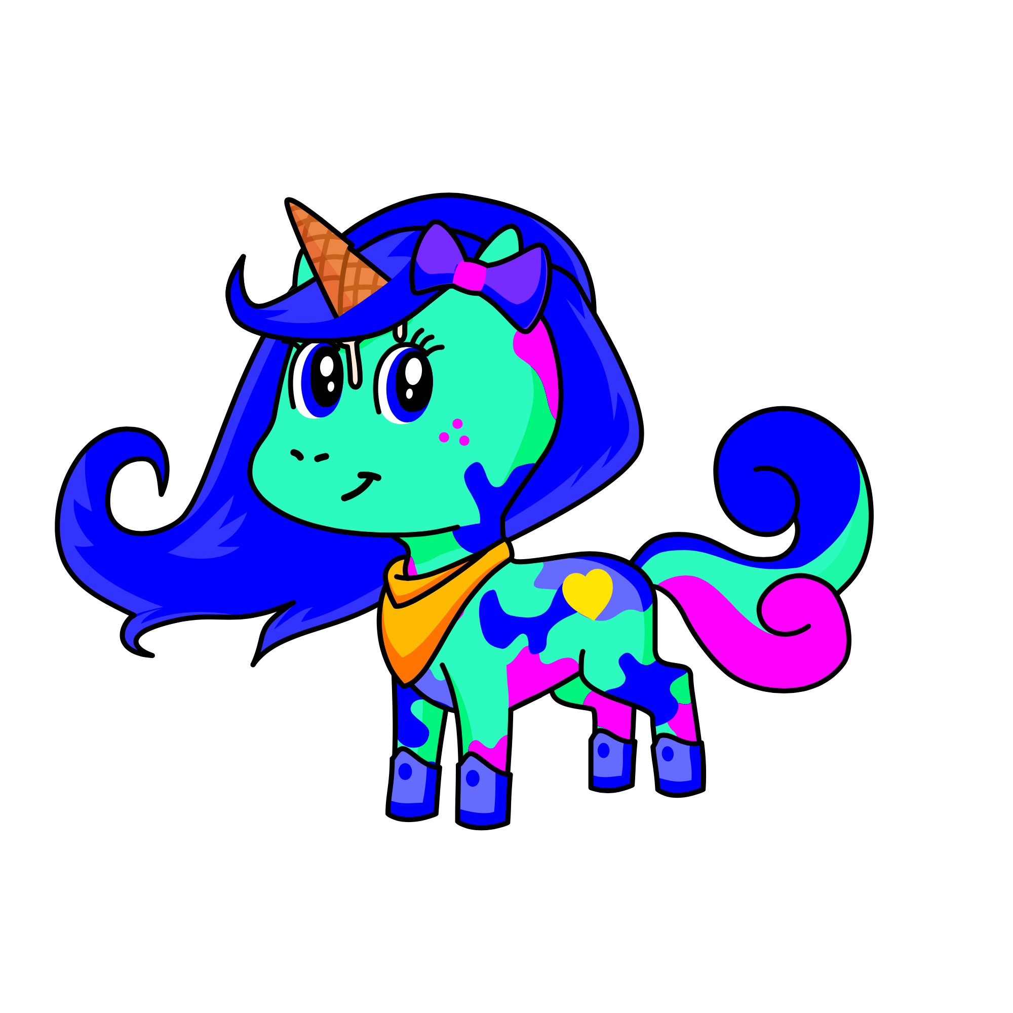 Ice Cream Sundae, the unicorn