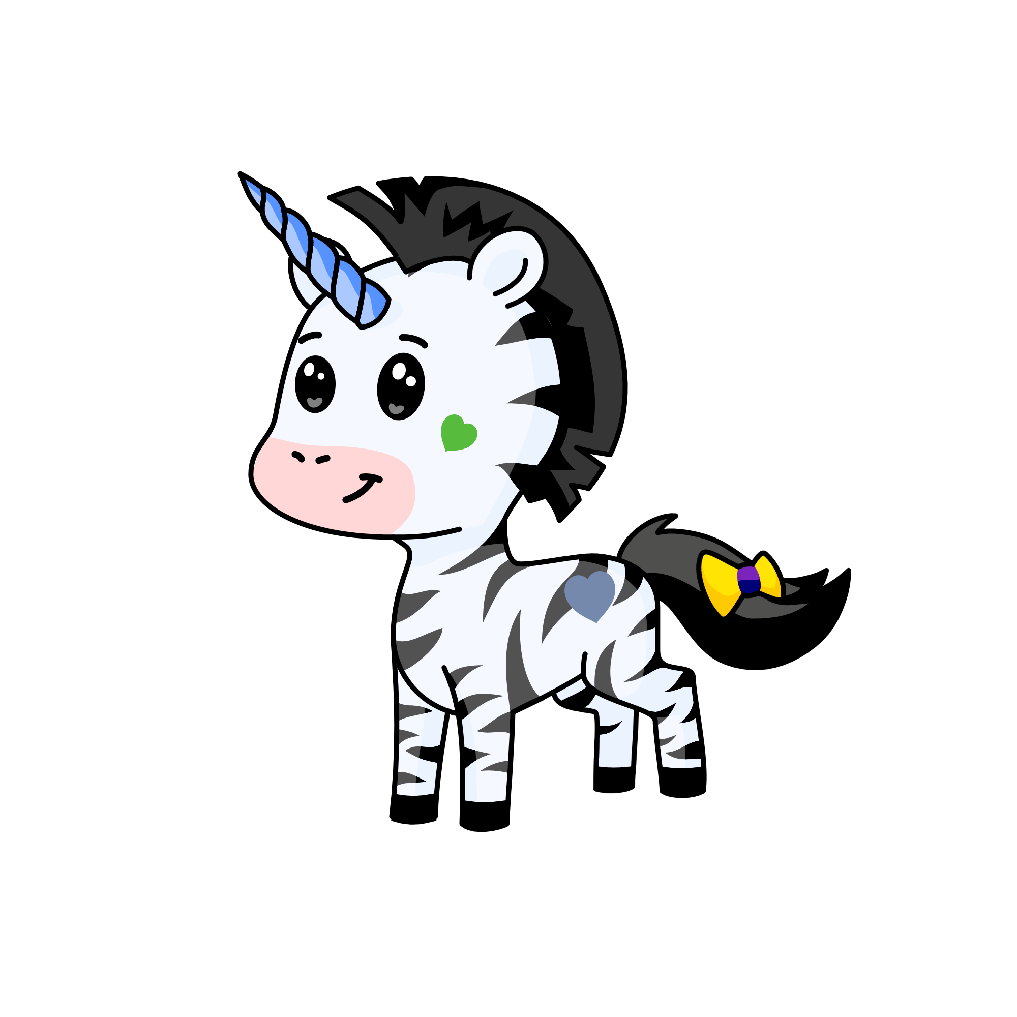 zebra, the unicorn