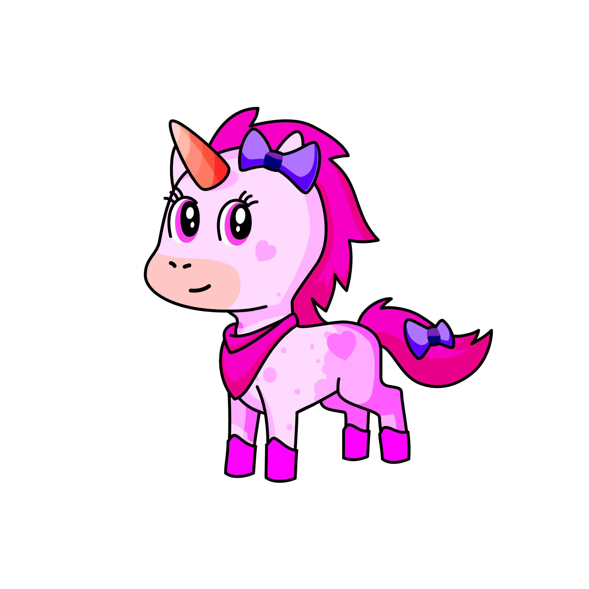 rose, the unicorn