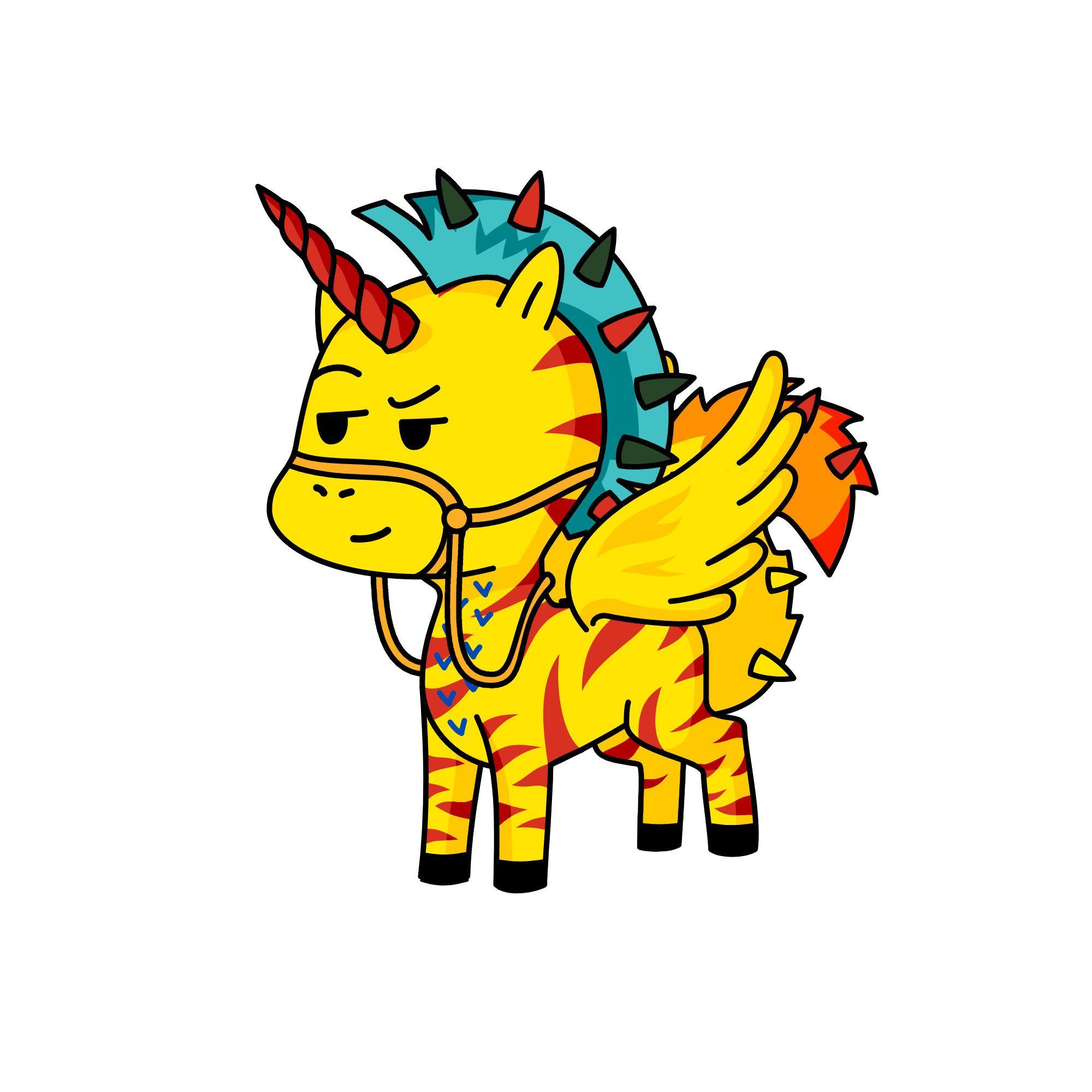 Racer, the unicorn