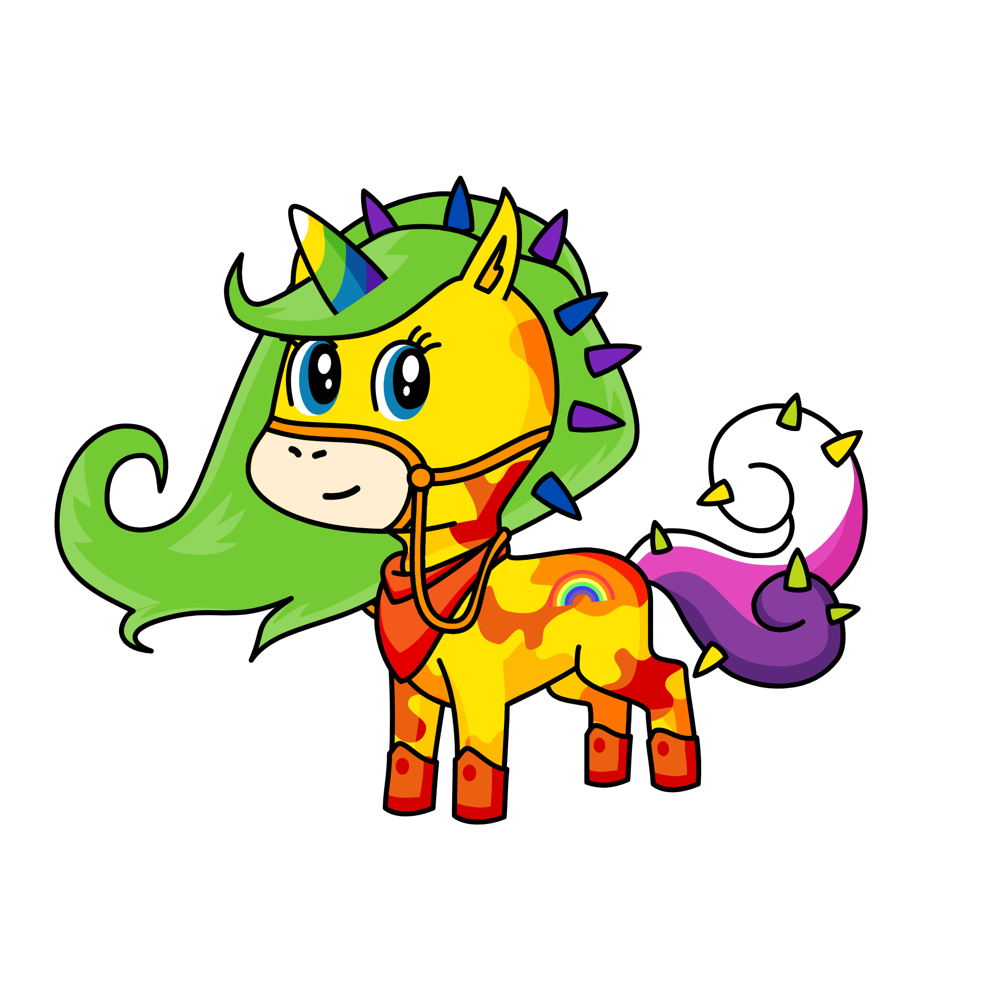 rainbow, the unicorn