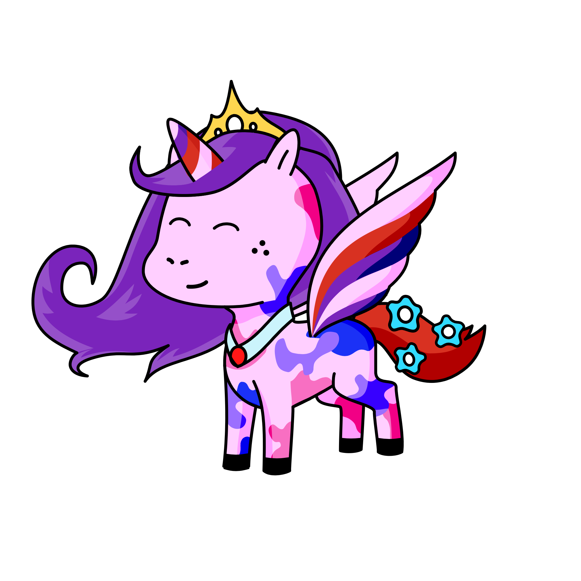 Cutie, the unicorn