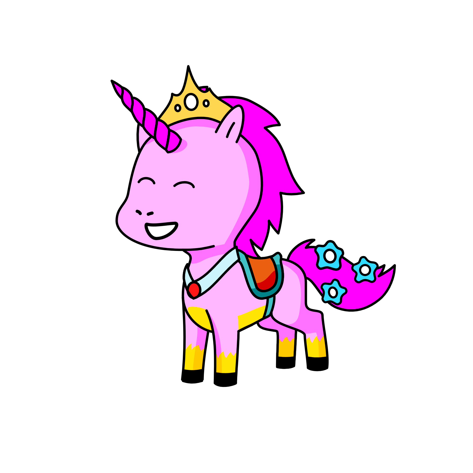 Cutie, the unicorn