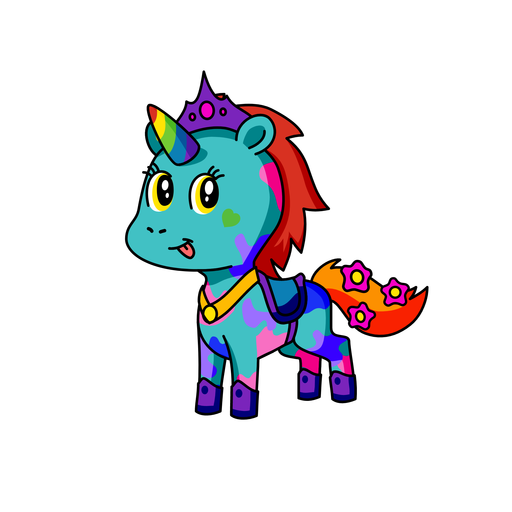 rainbow, the unicorn