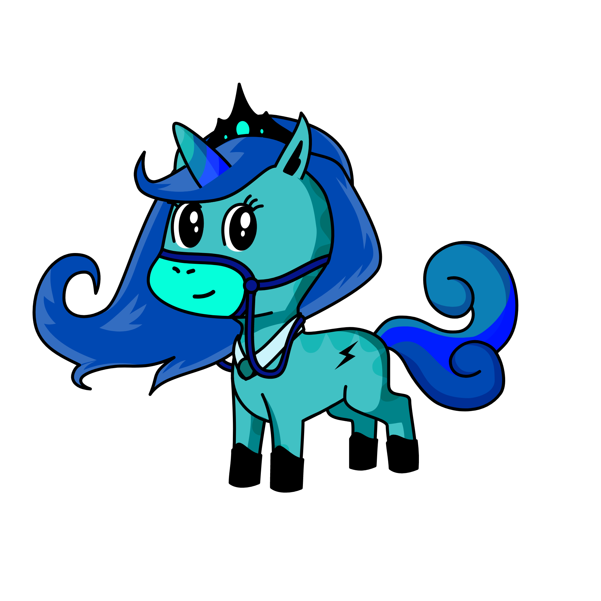 Dark lady, the unicorn